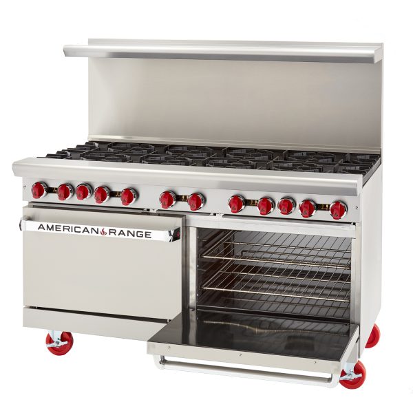 American Range AR-36G-4B 60" 4 Burner Gas Range w/ 36" Griddle & 2 Standard Ovens