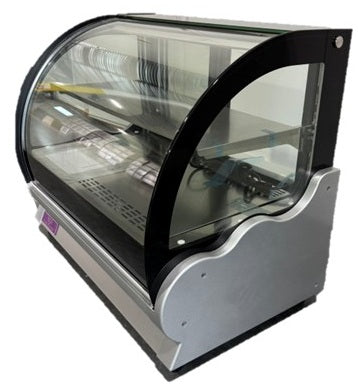 Chef AAA WTCH-90 35"W Curved Glass Countertop Heated Display Case