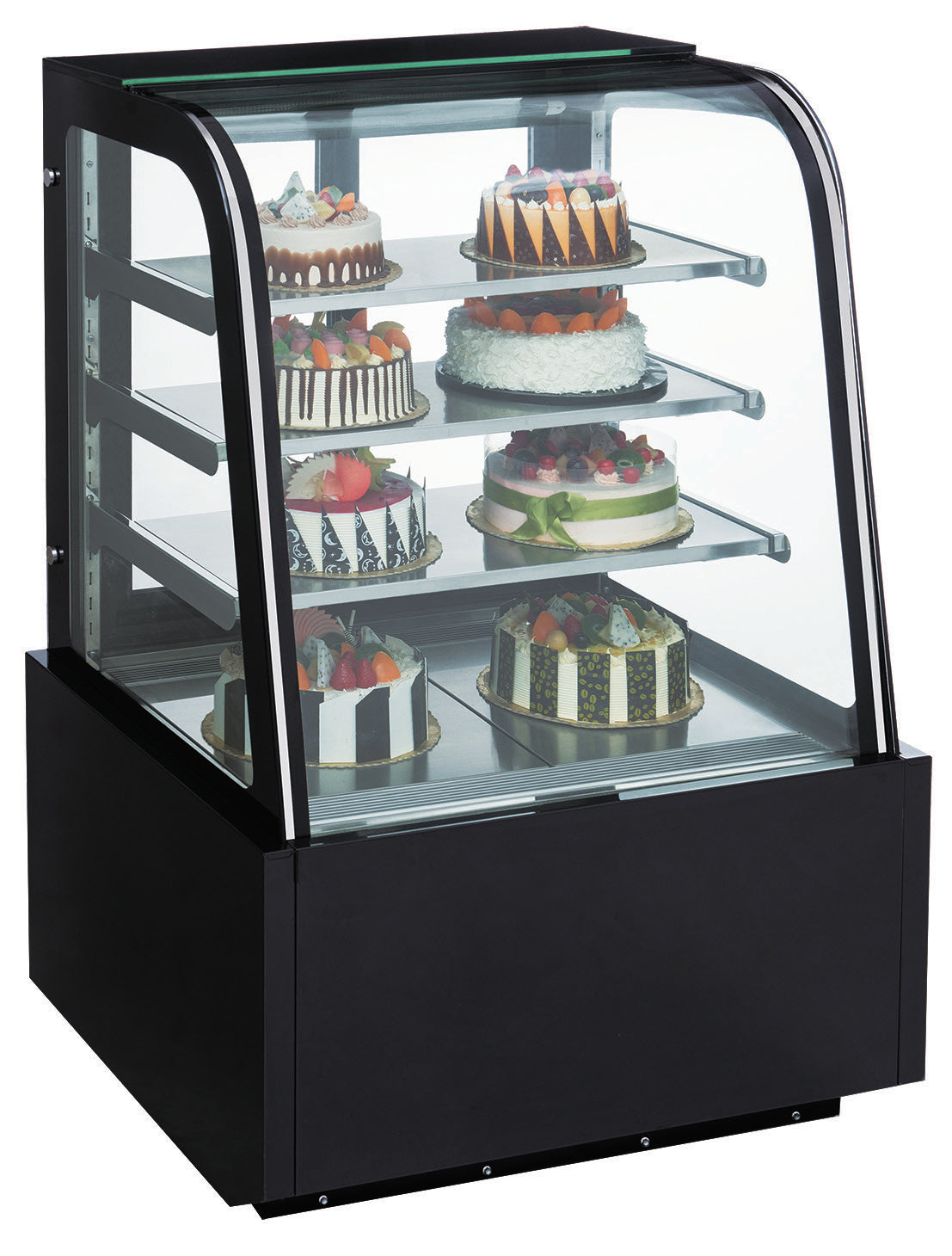 Chef AAA - TDM48R-CB, 48" Curved Glass Bakery Case