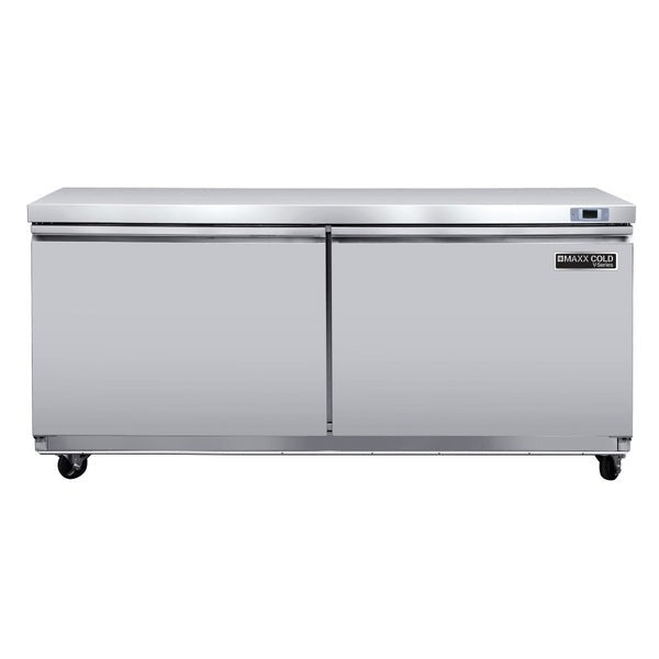 Maxx Cold - MVF60UHC V-Series 2 Door Undercounter Freezer, in Stainless Steel