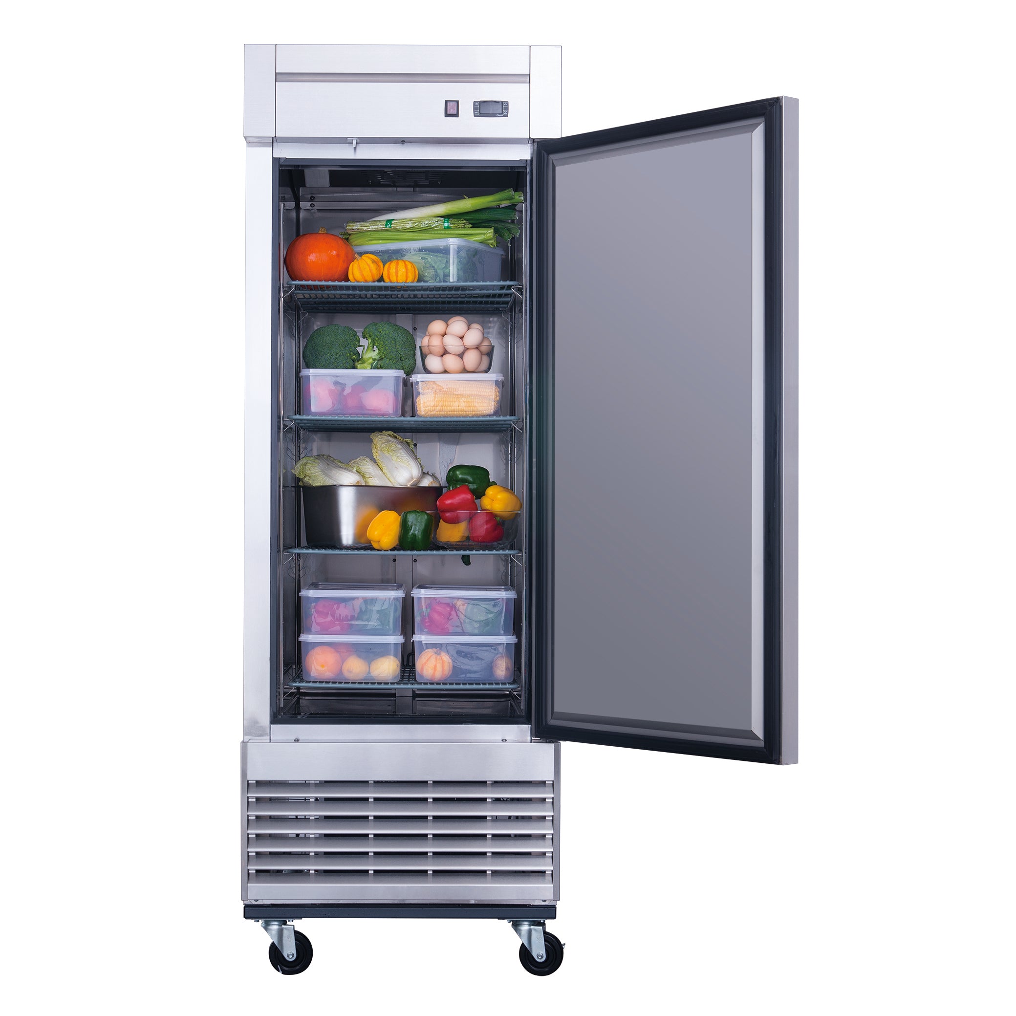 Chef AAA - T28R Commercial 27" Reach-In Refrigerator Solid 1 Door 17.7 cu.ft.