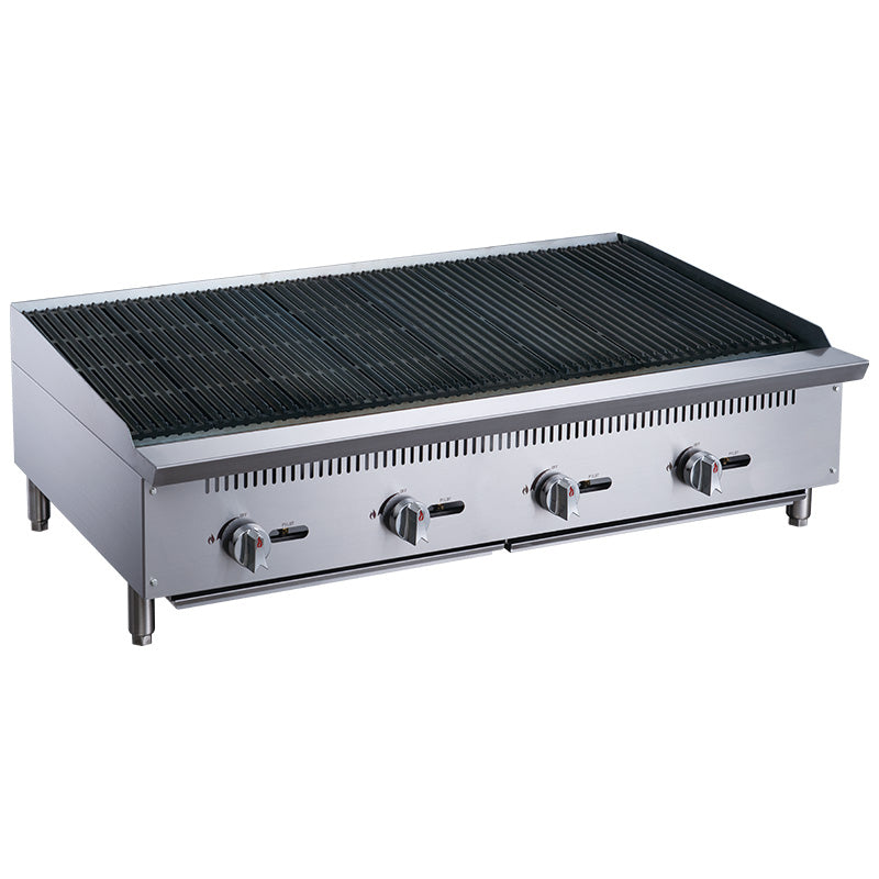 Chef AAA - TCCB48 Commercial 48 in. Countertop Charbroiler