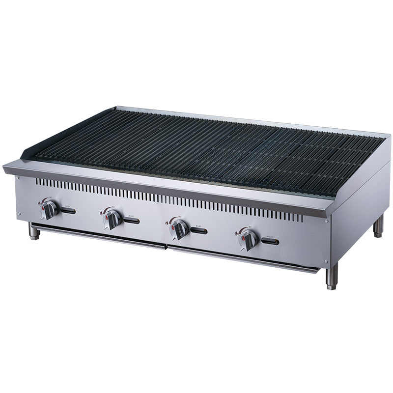 Chef AAA - TCCB48 Commercial 48 in. Countertop Charbroiler