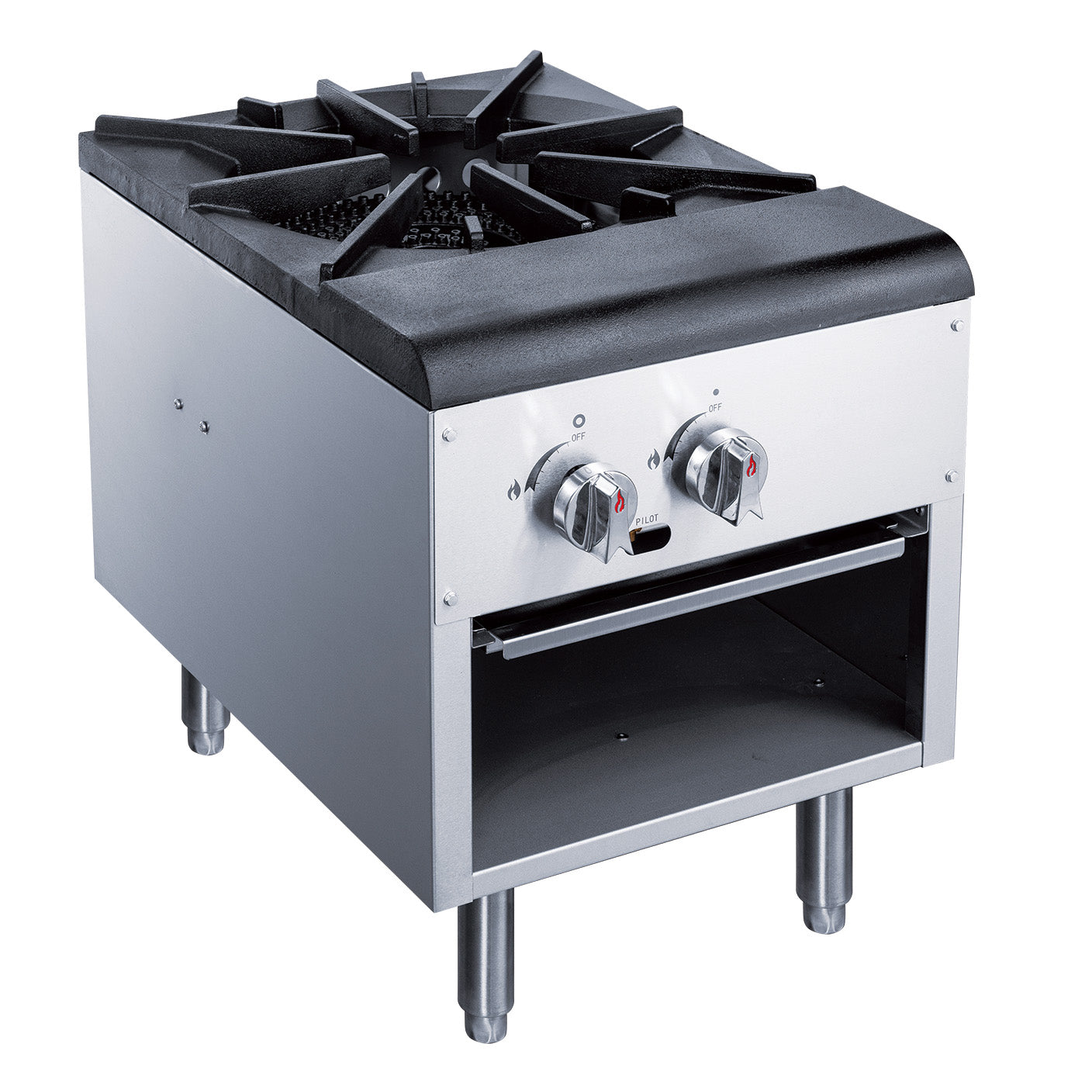 Chef AAA - TCSPA1 Commercial 1 Burner Stock Pot Range