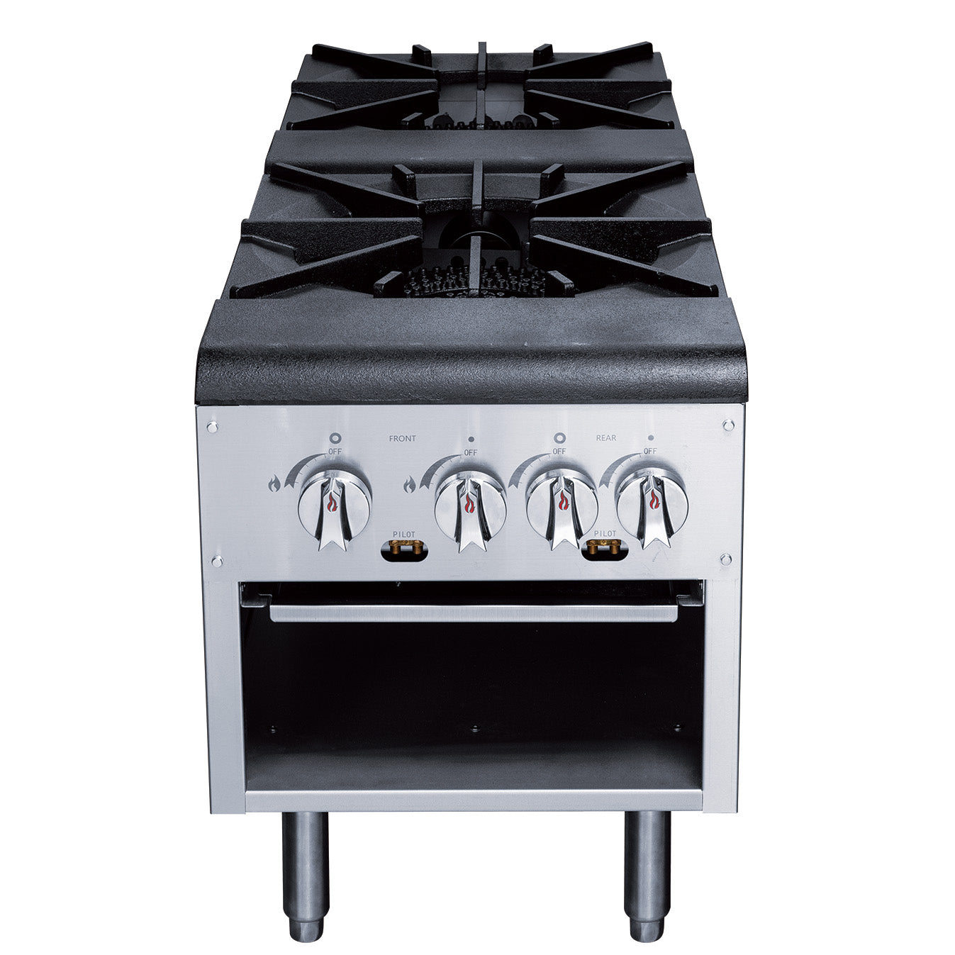 Chef AAA - TCSPA2 Commercial 2 Burner Stock Pot Range