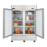 Maxx Cold - MVR-49FDHC V-Series 2 Door Reach-In Refrigerator, Bottom Mount, in Stainless Steel