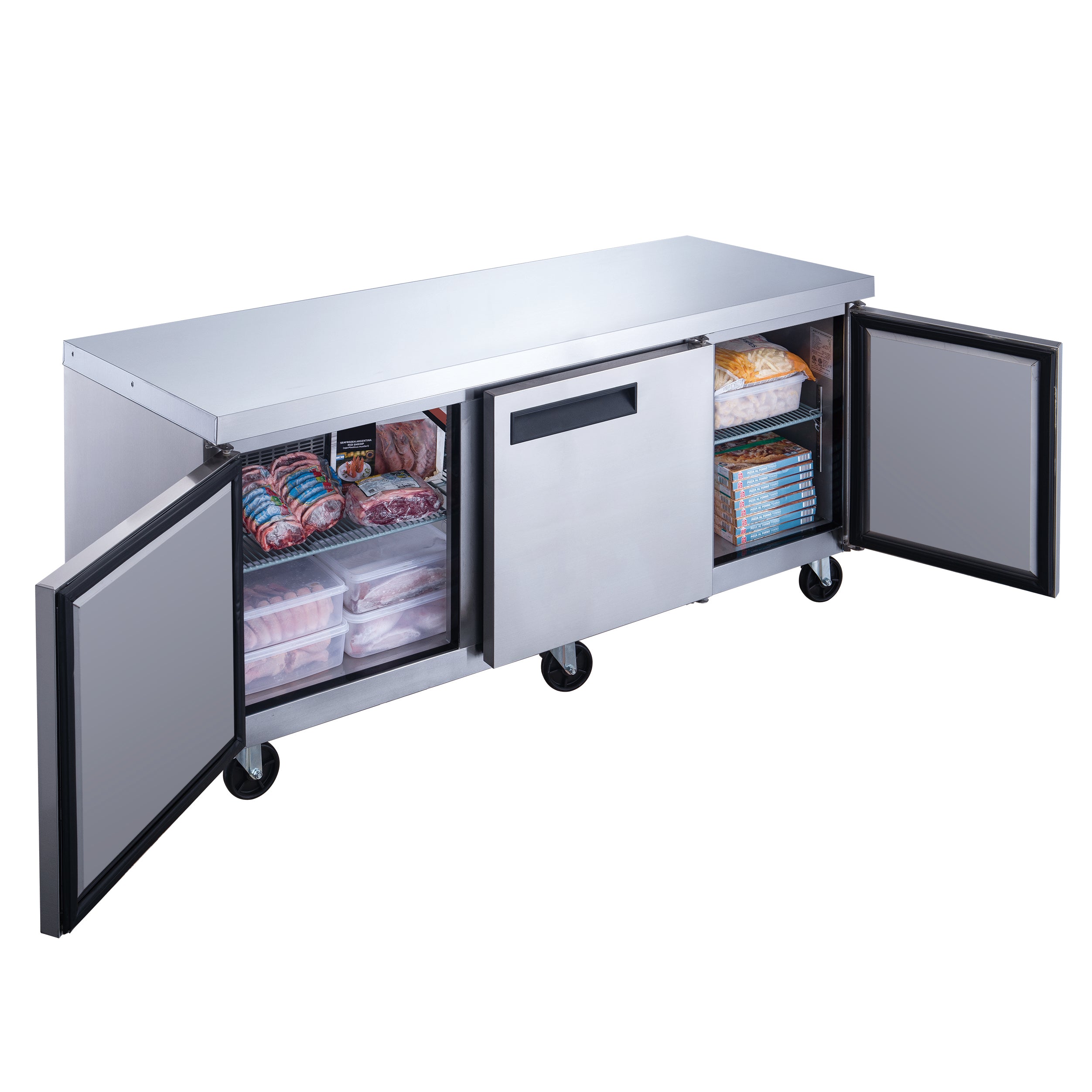 Chef AAA - TUC72F Commercial 72" Undercounter Worktop Freezer 18.9cu.ft. NSF