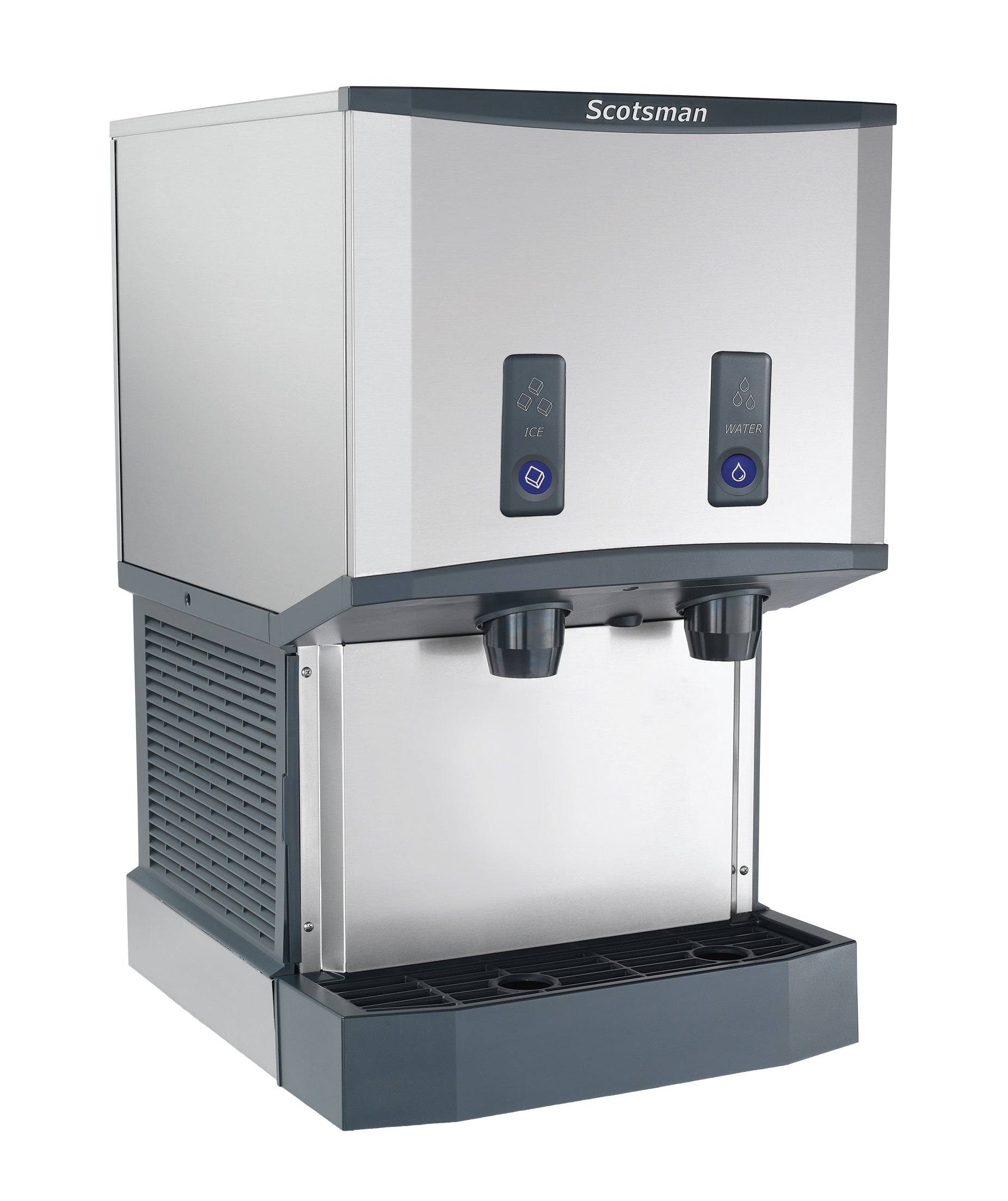 Scotsman HID525AB-1 Meridian™ Push-Button Countertop Nugget Ice & Water Dispenser, Air Cooled - Up to 500 lb. Production, 25 lb. Storage