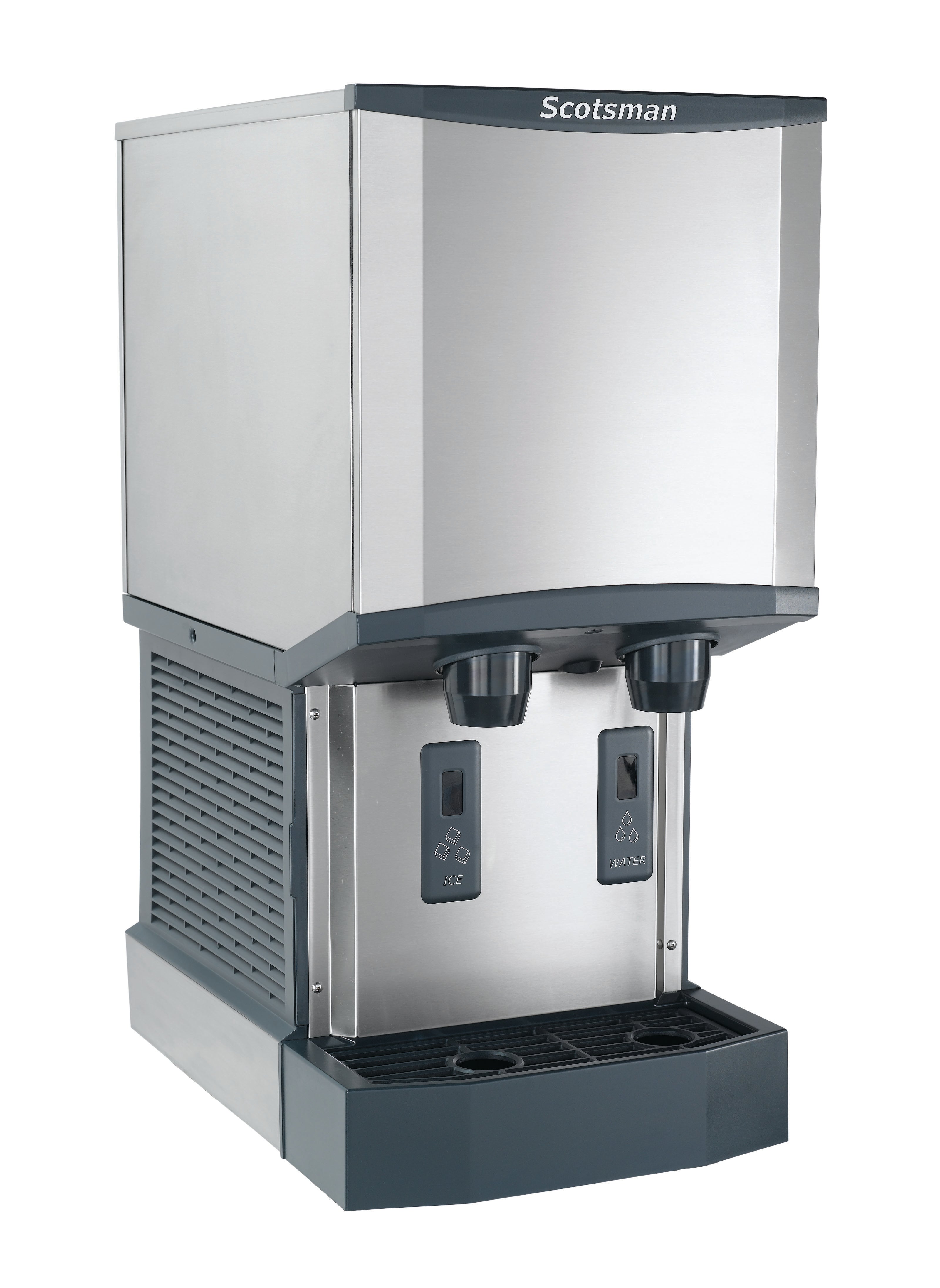 Scotsman HID312A-1 Meridian™ Touch-Free Countertop Nugget Ice & Water Dispenser, Air Cooled - Up to 260 lb. Production, 12 lb. Storage