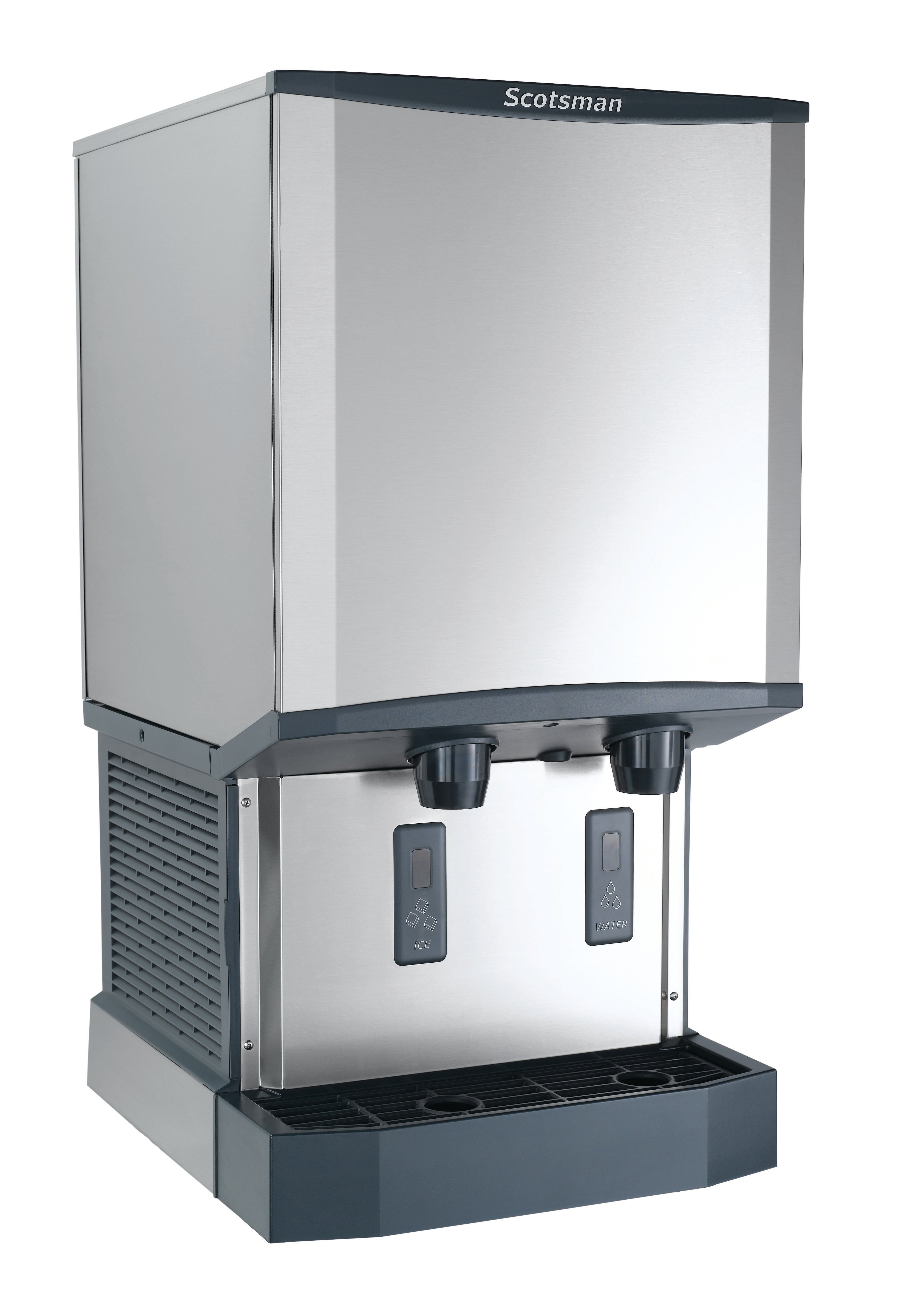 Scotsman HID540W-1 Meridian™ Touch-Free Countertop Nugget Ice & Water Dispenser, Water Cooled - Up to 500 lb. Production, 40 lb. Storage