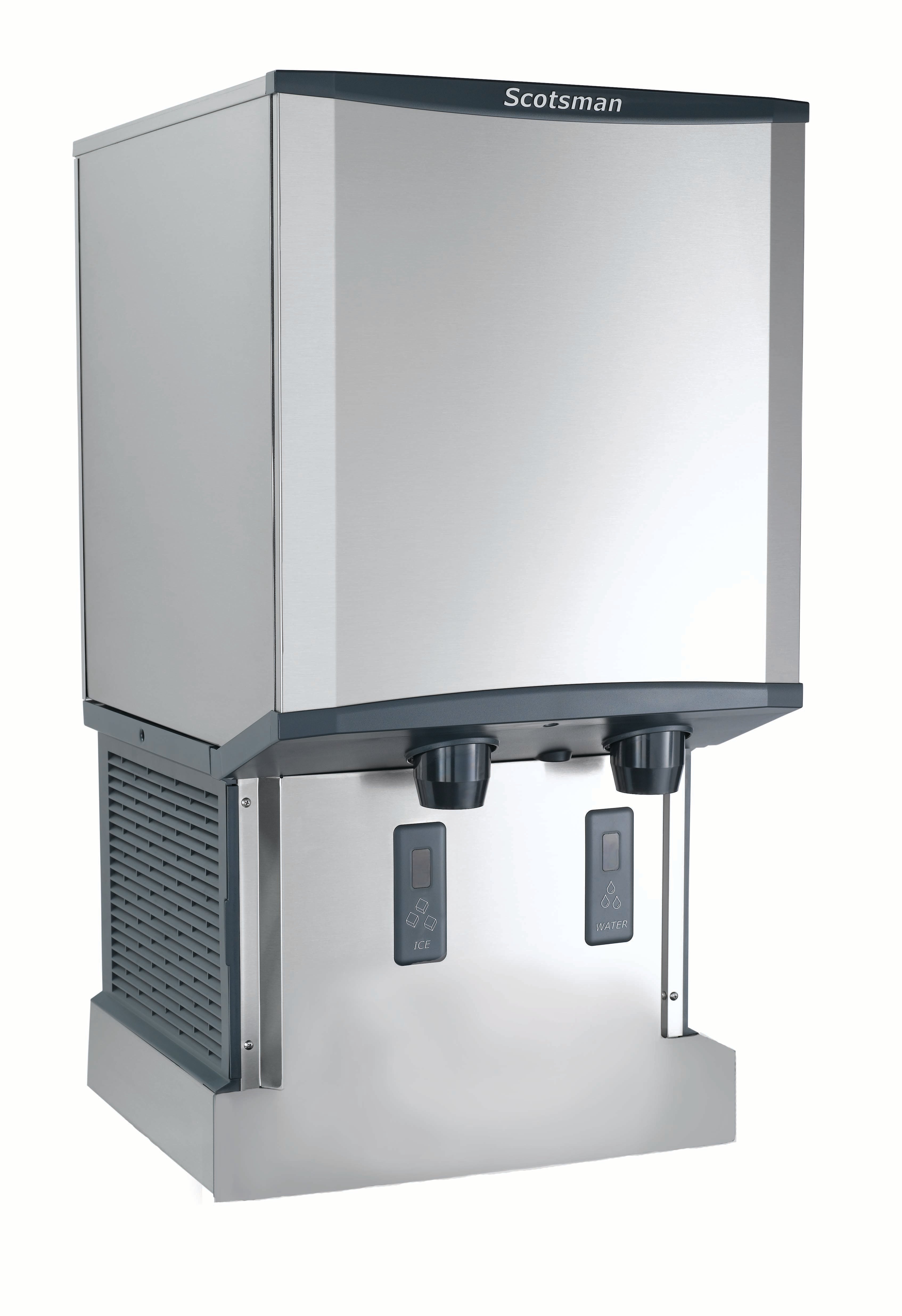 Scotsman HID540AW-1 Meridian™ Touch-Free Wall-Mounted Nugget Ice & Water Dispenser, Air Cooled - Up to 500 lb. Production, 40 lb. Storage