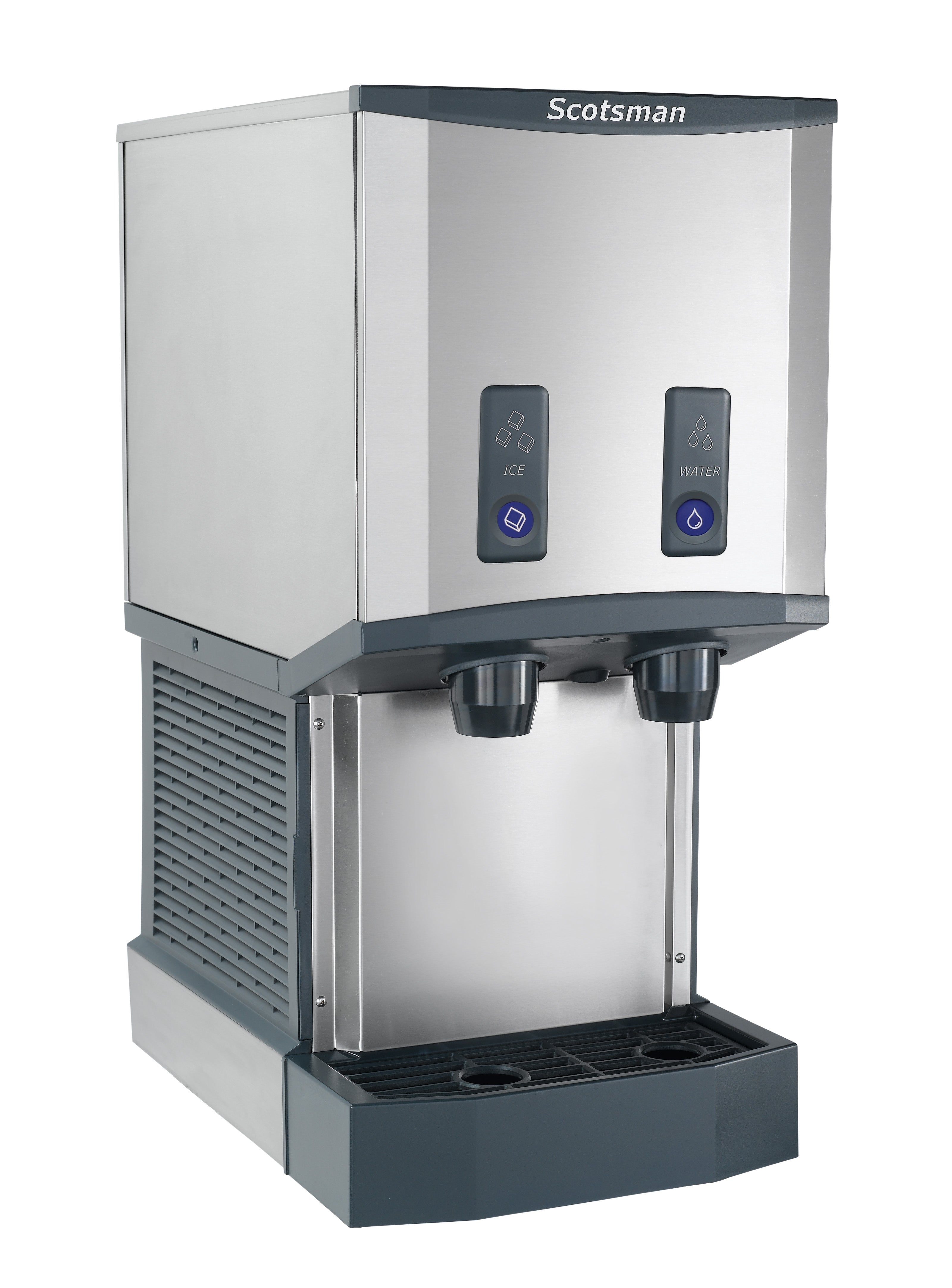 Scotsman HID312AB-1 Meridian™ Push-Button Countertop Nugget Ice & Water Dispenser, Air Cooled - Up to 260 lb. Production, 12 lb. Storage