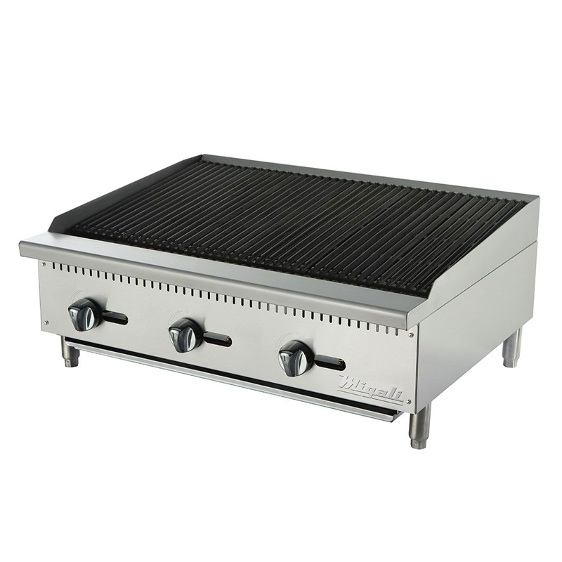 36 Inch Wide Char-Rock Broiler C-CR36