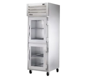 True STR1F-2HG-HC 27" One Section Reach In Freezer, (2) Glass Door, 115v