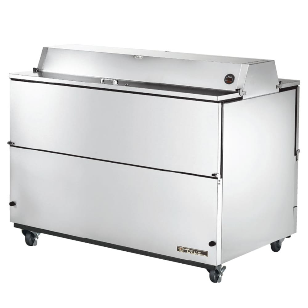 True TMC-58-S-DS-HC Milk Cooler w/ Top & Side Access - (1024) Half Pint Carton Capacity, 115v