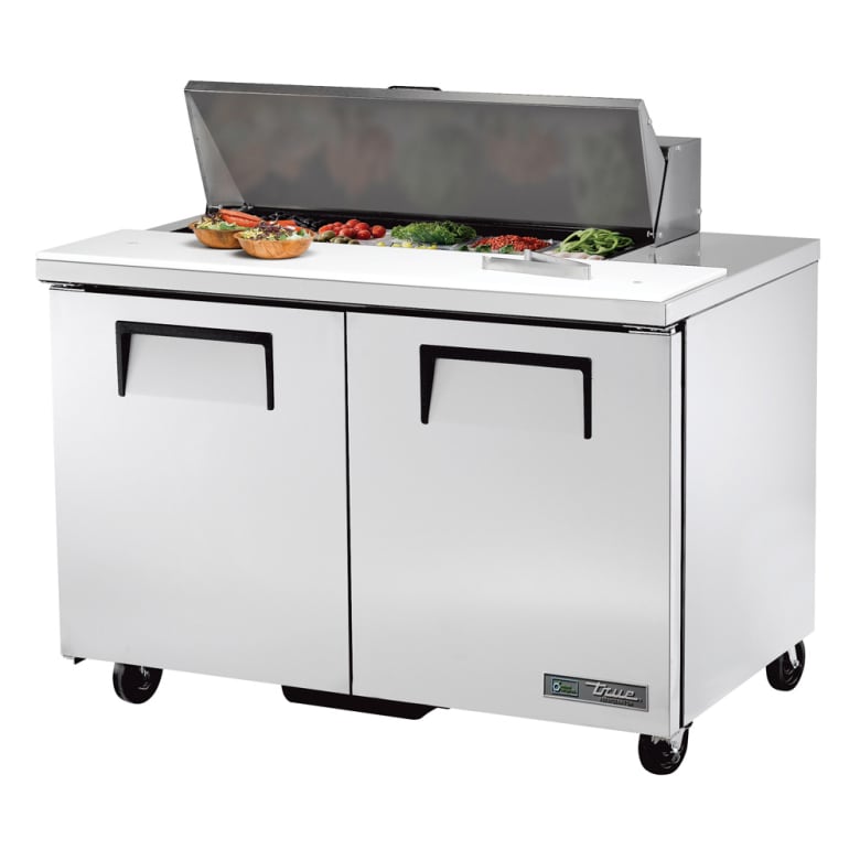 True TSSU-48-10-HC 48" Sandwich/Salad Prep Table w/ Refrigerated Base, 115v