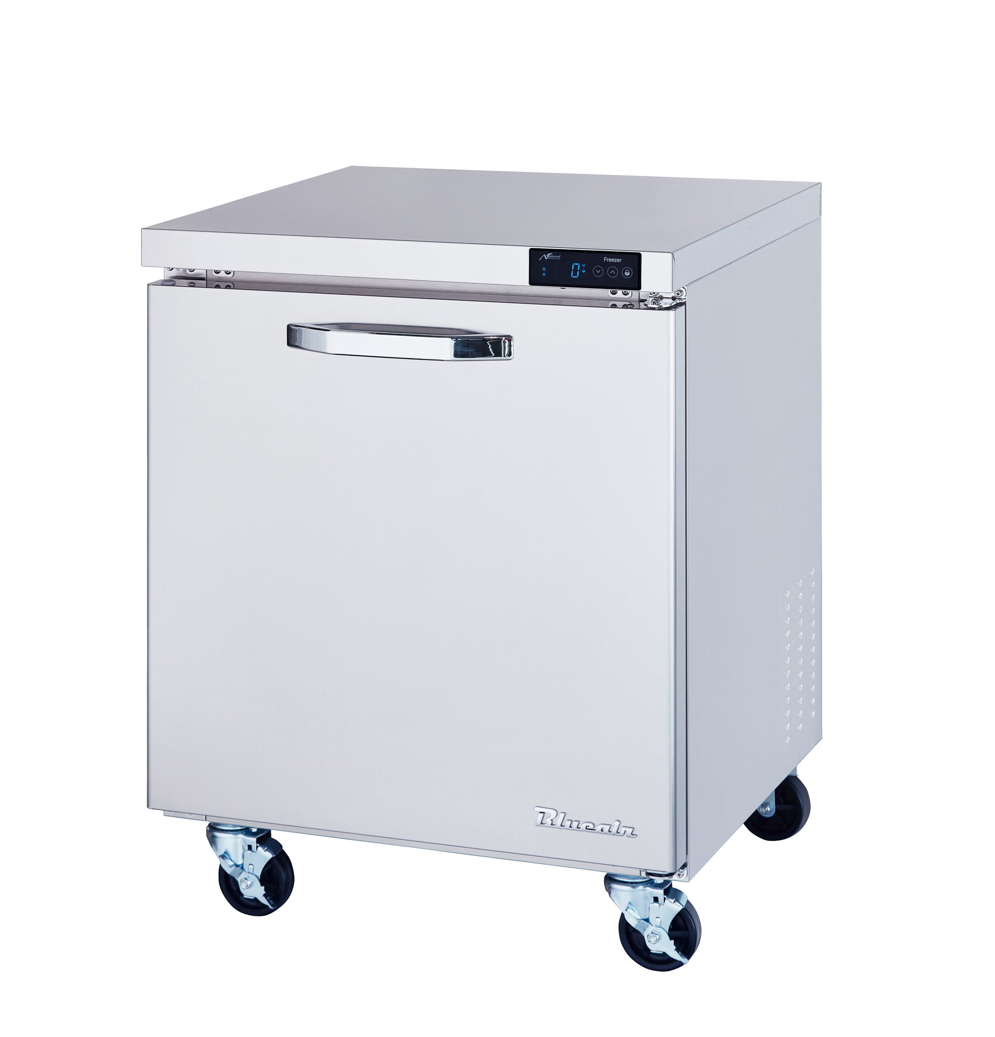 Blue Air - BLUF28-HC, 1 Door All Stainless Undercounter Freezer - 28" wide, 7 cu/ft., R-290 Refrigerant