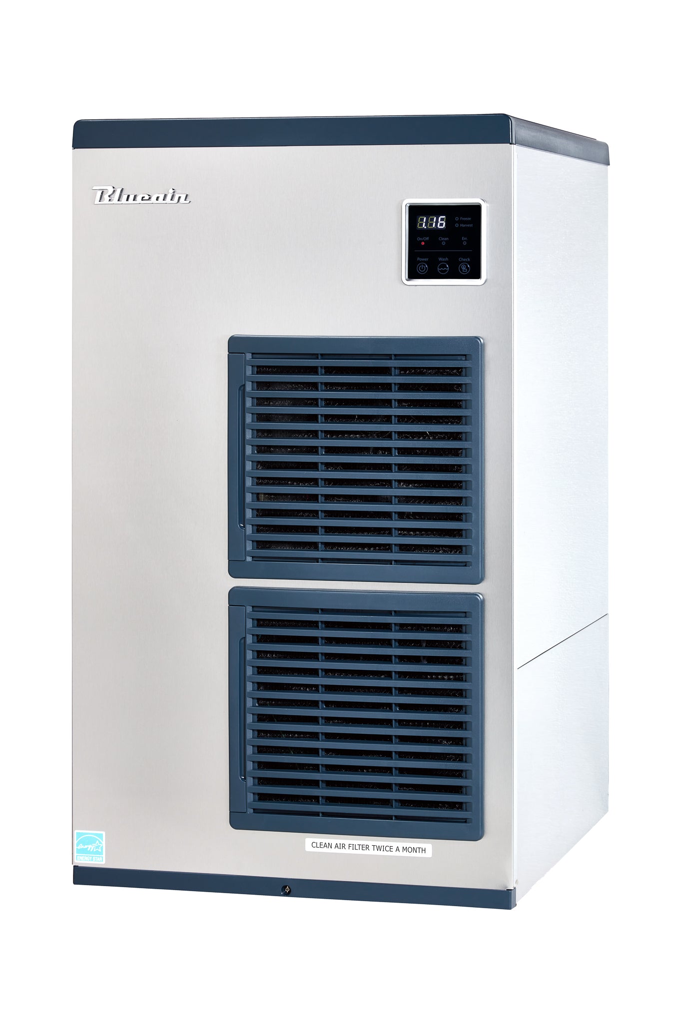 Blue Air - BLMI-650A, 625 Lbs / 24 hr. Production, Air-Cooled, 22" W x 27 3/8"D x 37 3/4"H, 208~230v/60/1, Energy Star Rated