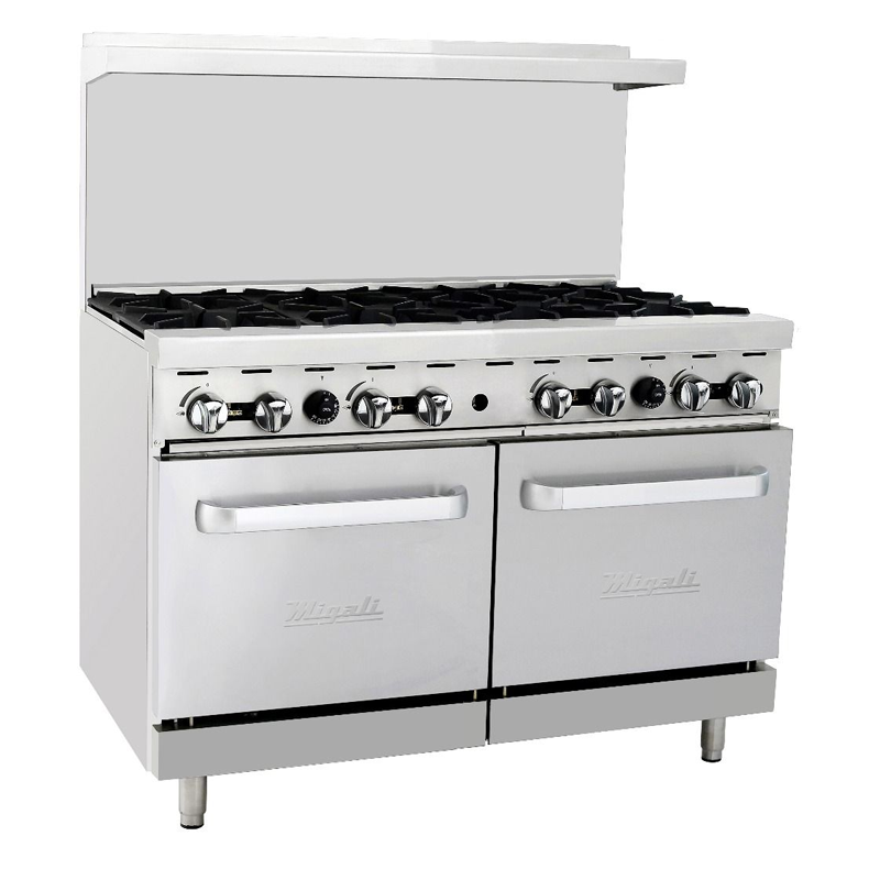 8-Burner Range Ovens Liquid Propane, C-RO8-LP