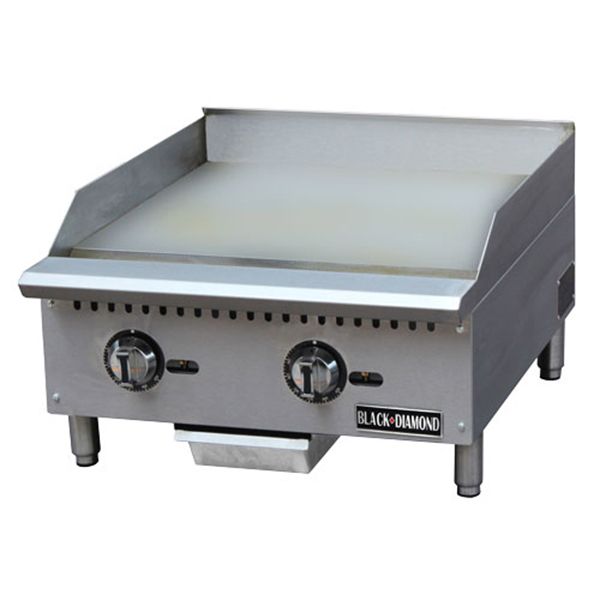 Black Diamond - BDCTG-24T, T-Static Gas Griddle 24" 60K