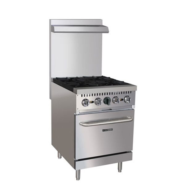 Black Diamond - GR-24/NG, Gas Range, 24'' Four Br