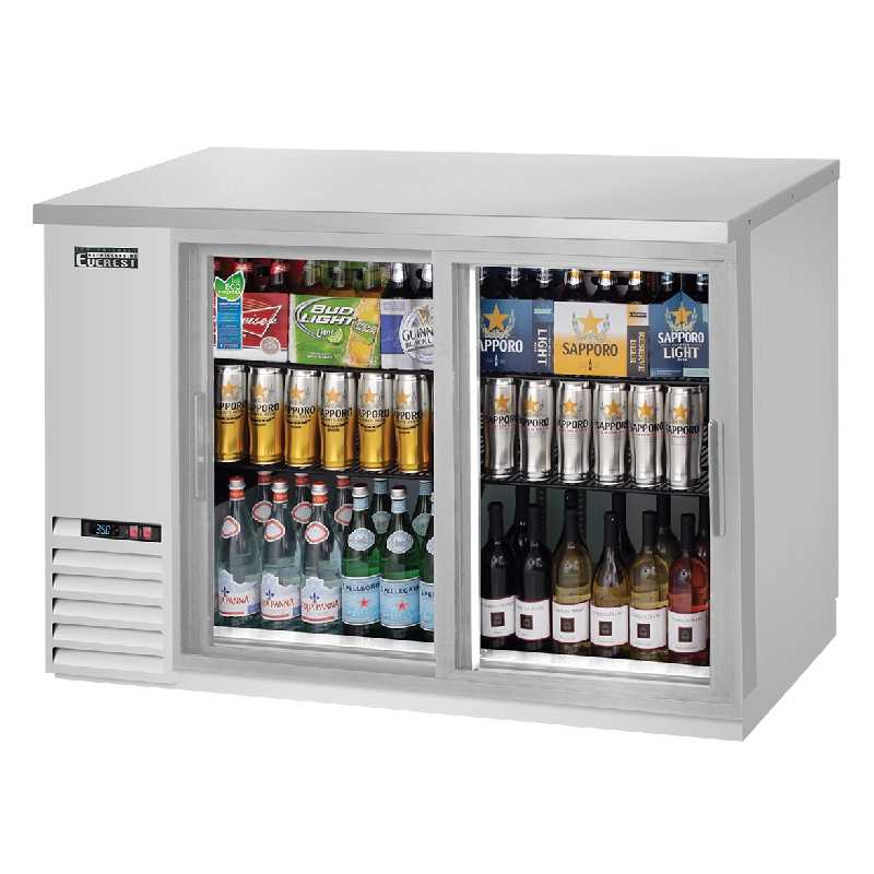 Back Bar Cooler EBB48G-SD-SS