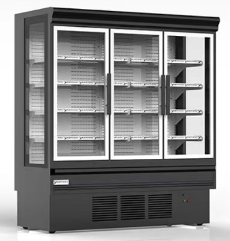 NAFCOOL 78" Glass 3-Door Merchandiser Cooler