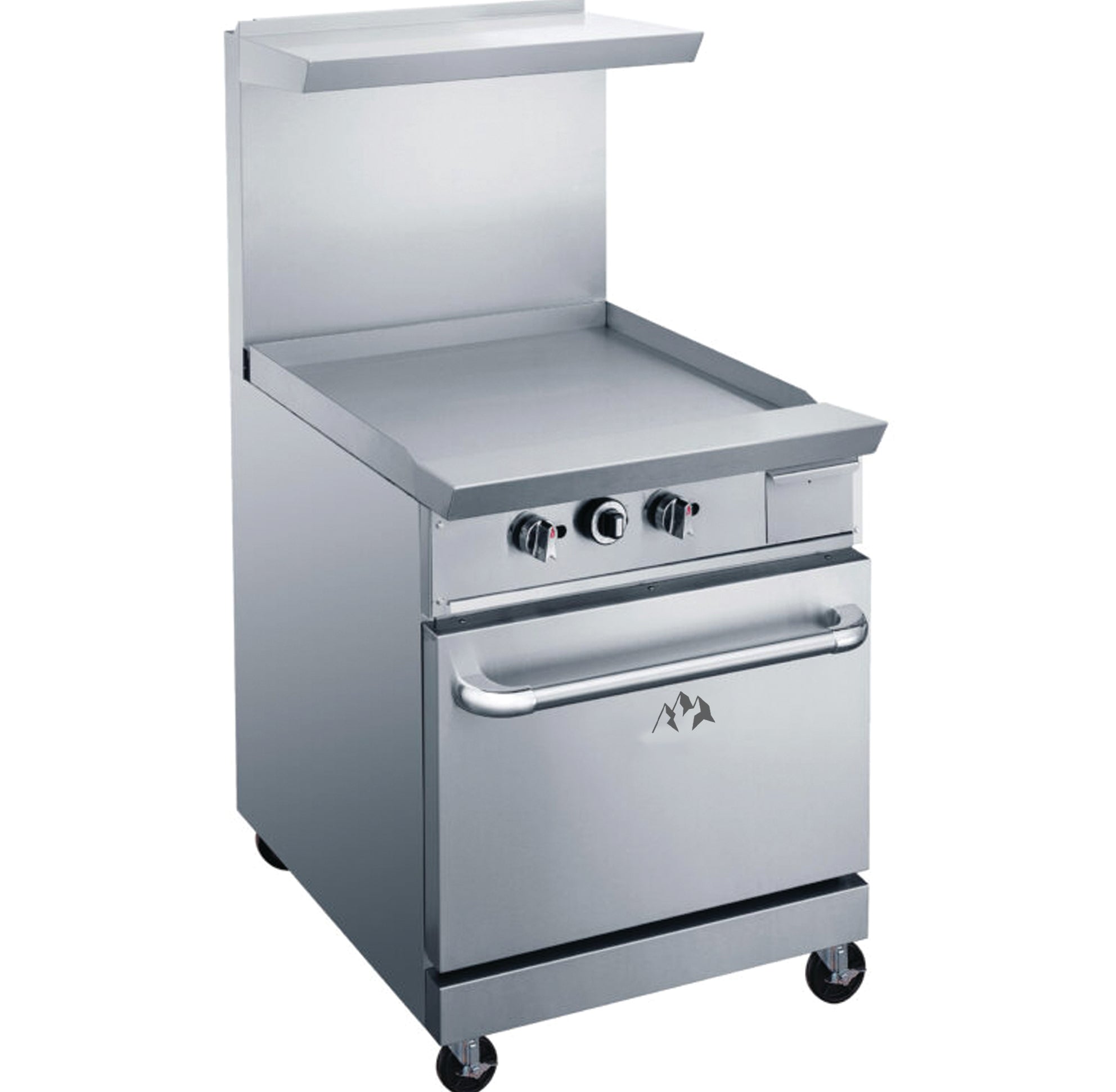 Chef AAA - TCR24-GM Commercial 24" Oven Range 24" Griddle Natural Gas