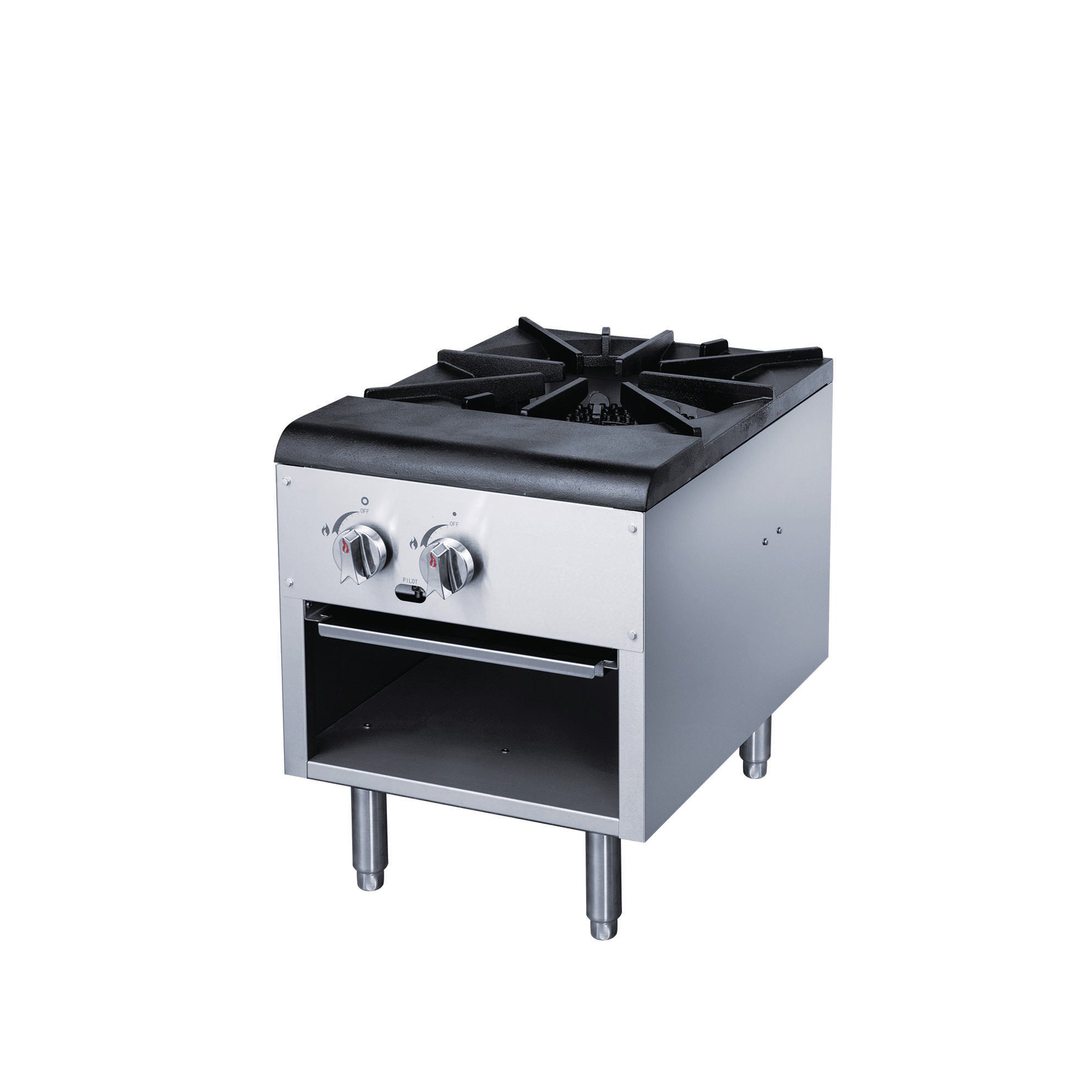 Chef AAA - TCSPA1 Commercial 1 Burner Stock Pot Range