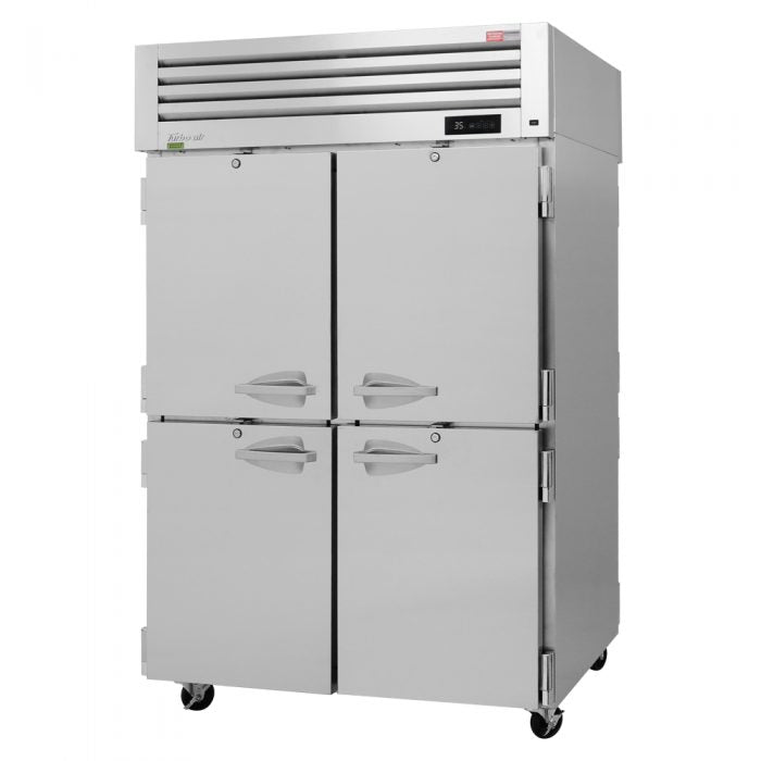 Turbo Air - PRO-50-4R-PT-N, Commercial 51" Reach-in Refrigerator PRO Series Reach-In Pass-thru 2 Sections 50.27cu.ft