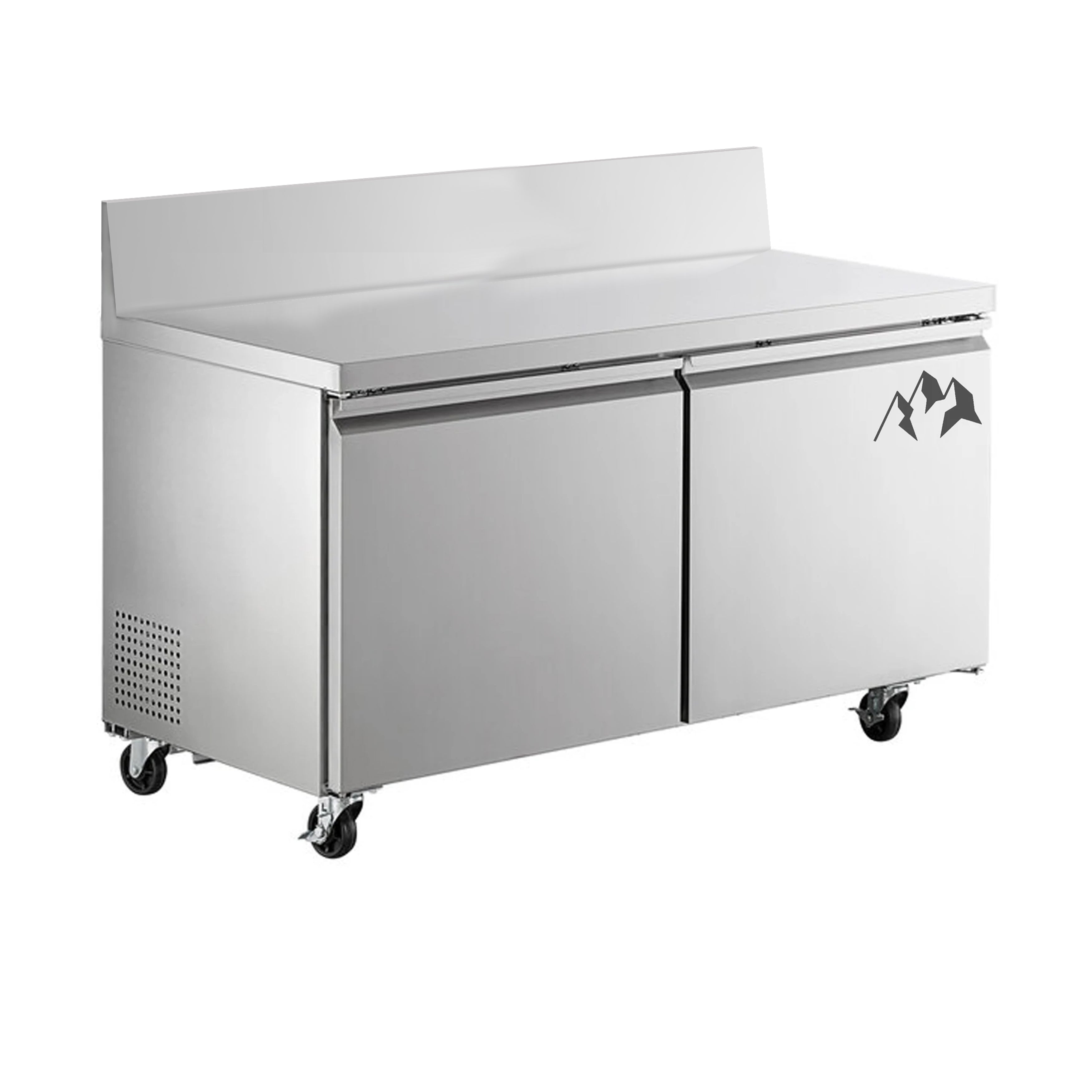 Chef AAA - SS-UCSG-60F-HC, Commercial 60" Undercounter Freezer with Splash Guard 15 cu.ft.