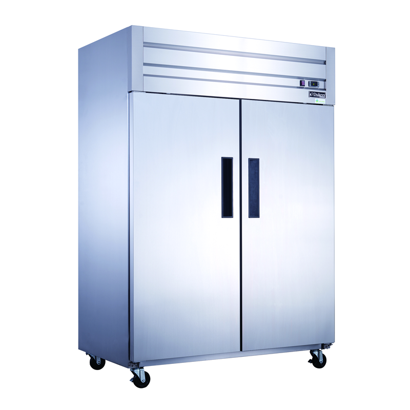 2 Door Stainless Steel Top Mount Freezer D55AF