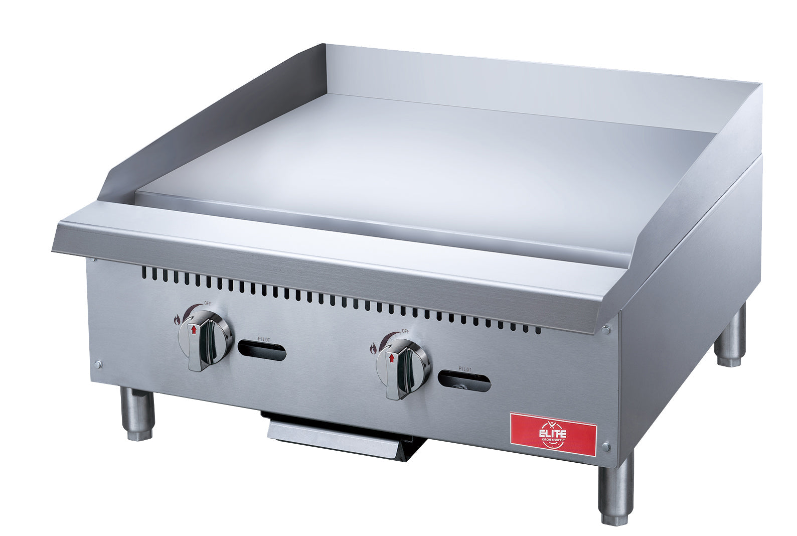 ECGM24 24 in. 2-Burner Commercial Griddle