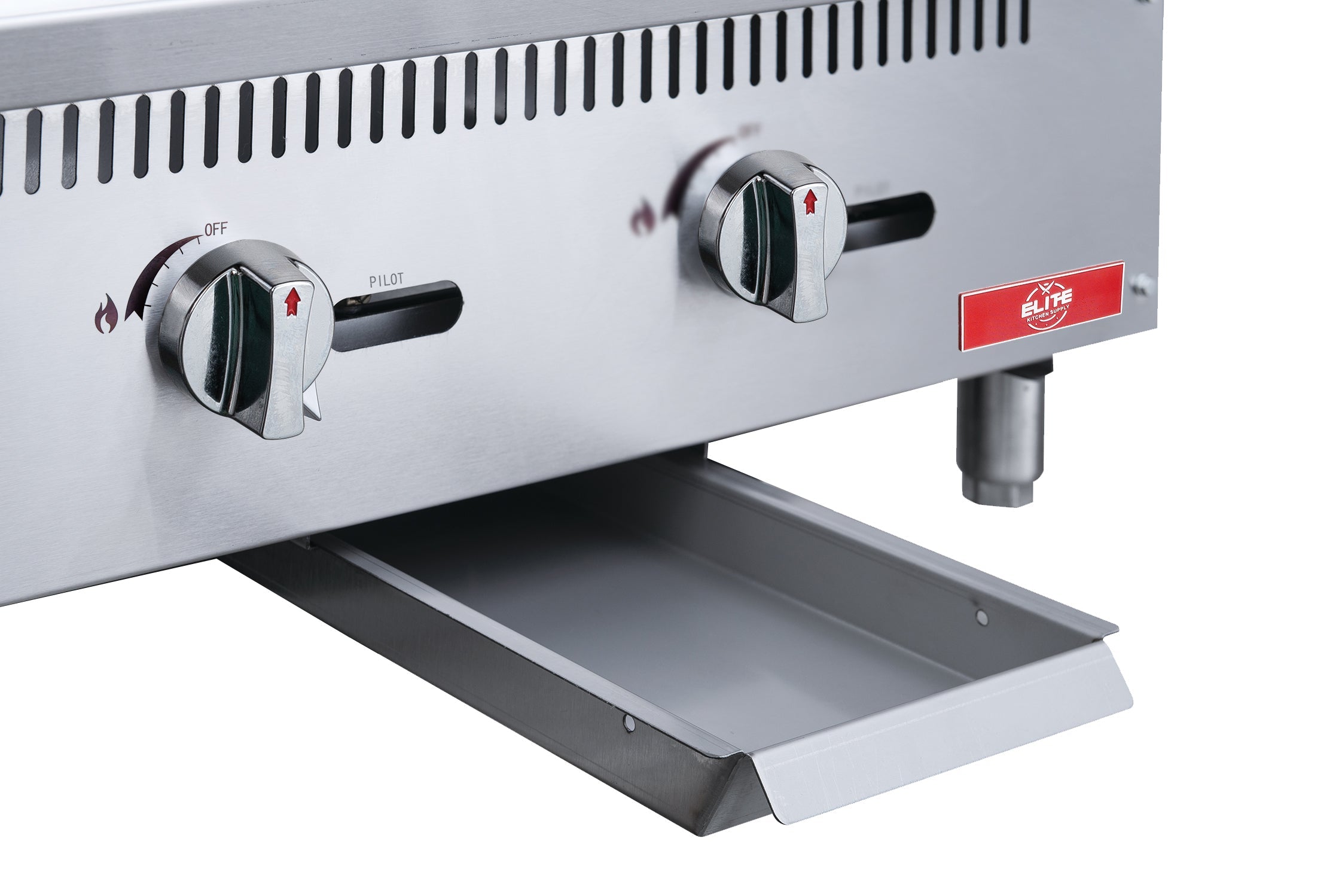 ECGM24 24 in. 2-Burner Commercial Griddle