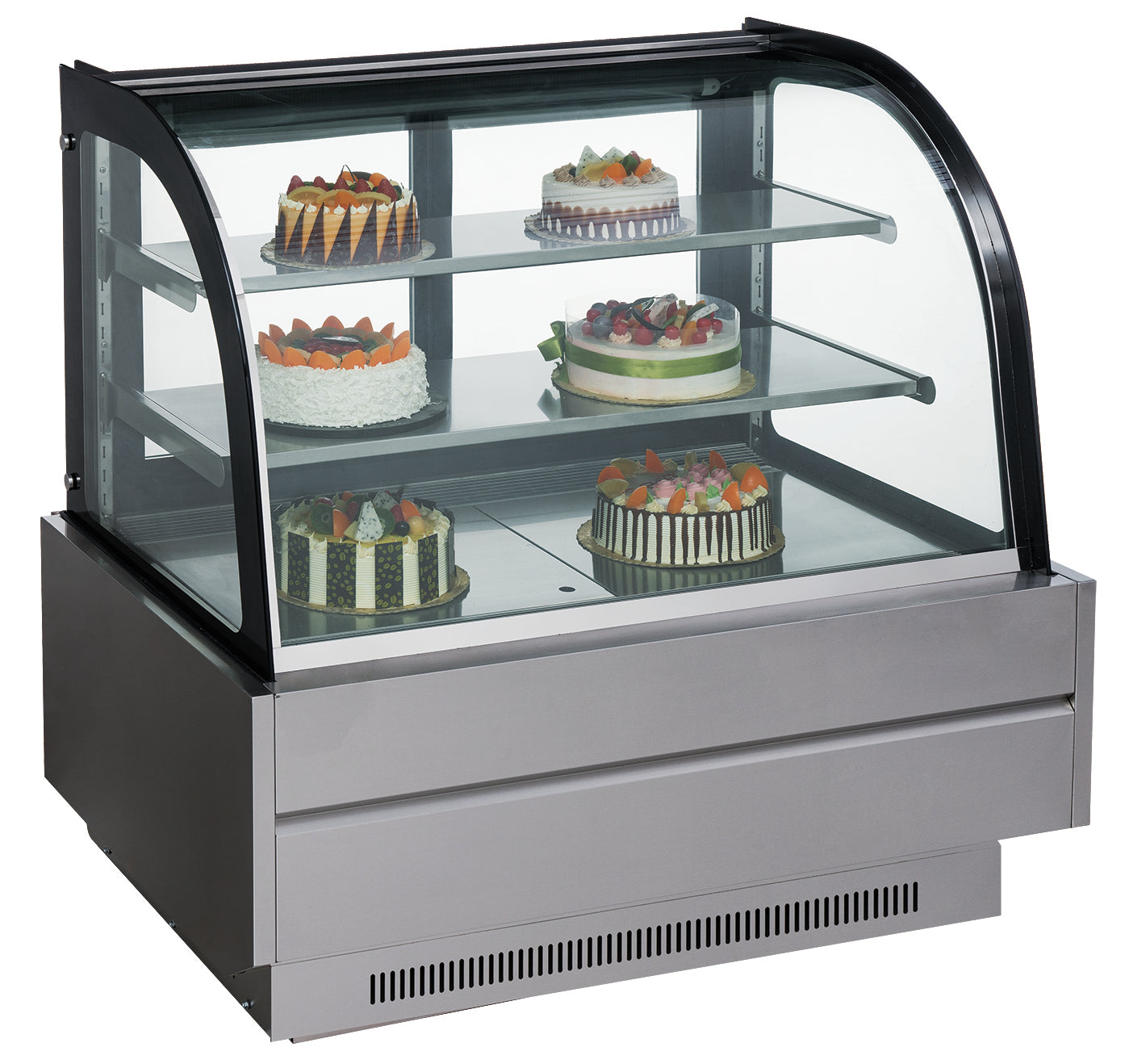 Chef AAA - CV-150, Commercial 60" Display Case Refrigerator Showcase (5 Feet) Pastry Bakery