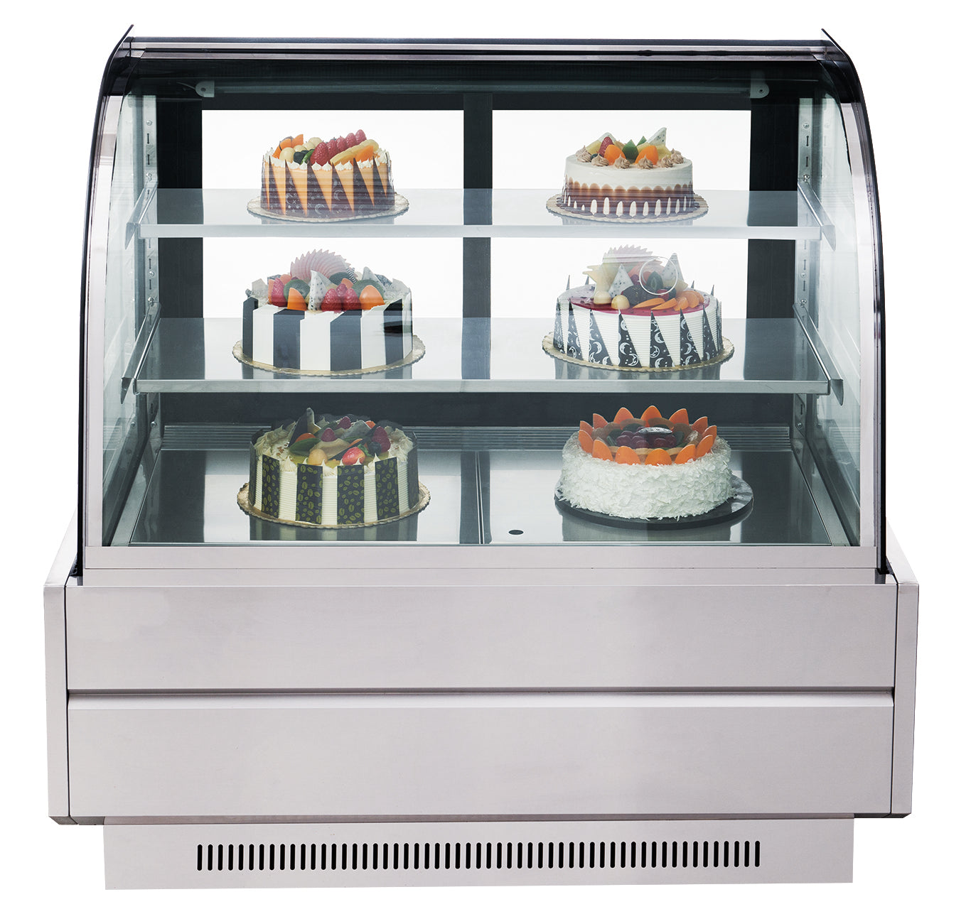 Chef AAA - CV-150, Commercial 60" Display Case Refrigerator Showcase (5 Feet) Pastry Bakery