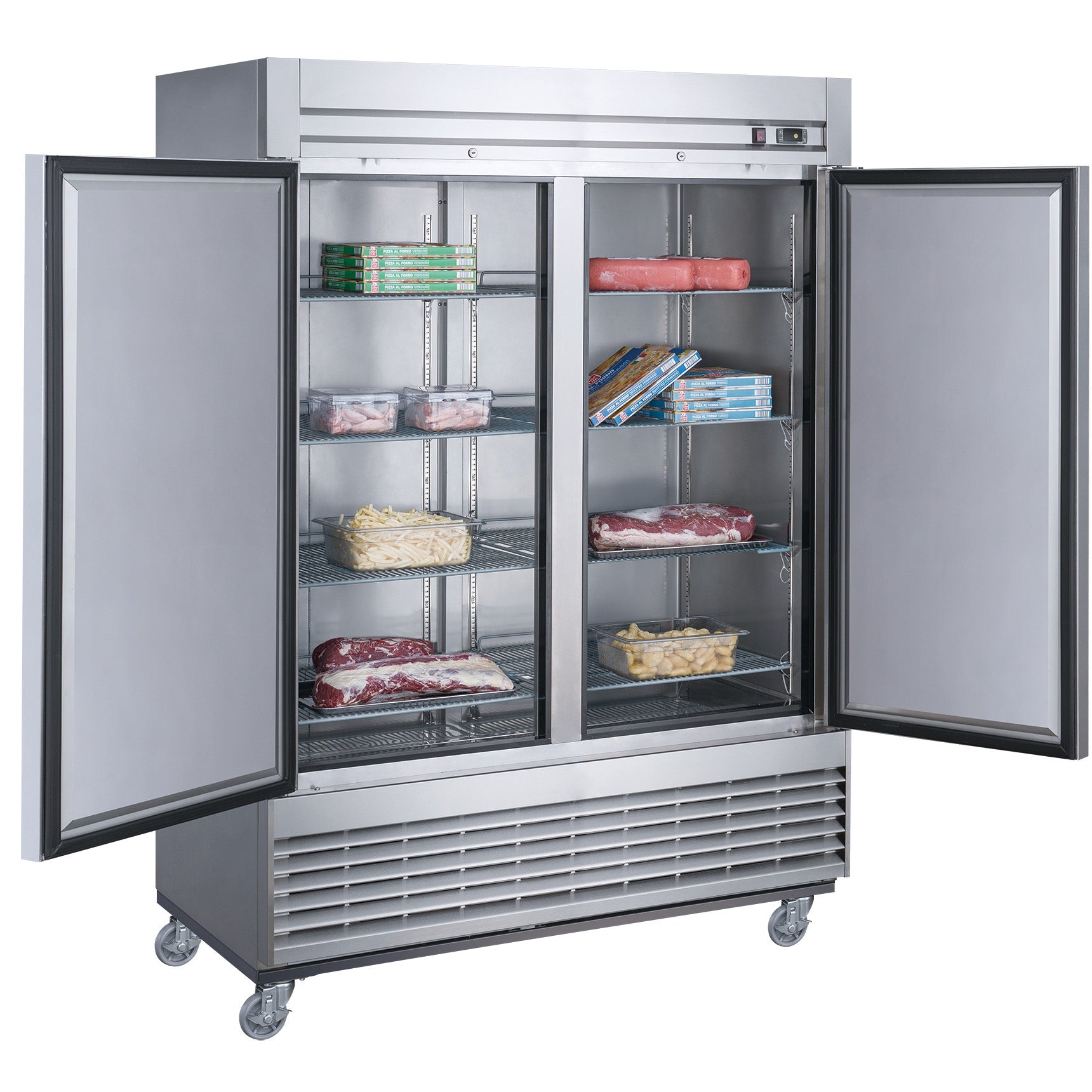 E60F 2-Door Reach-in Commercial Freezer