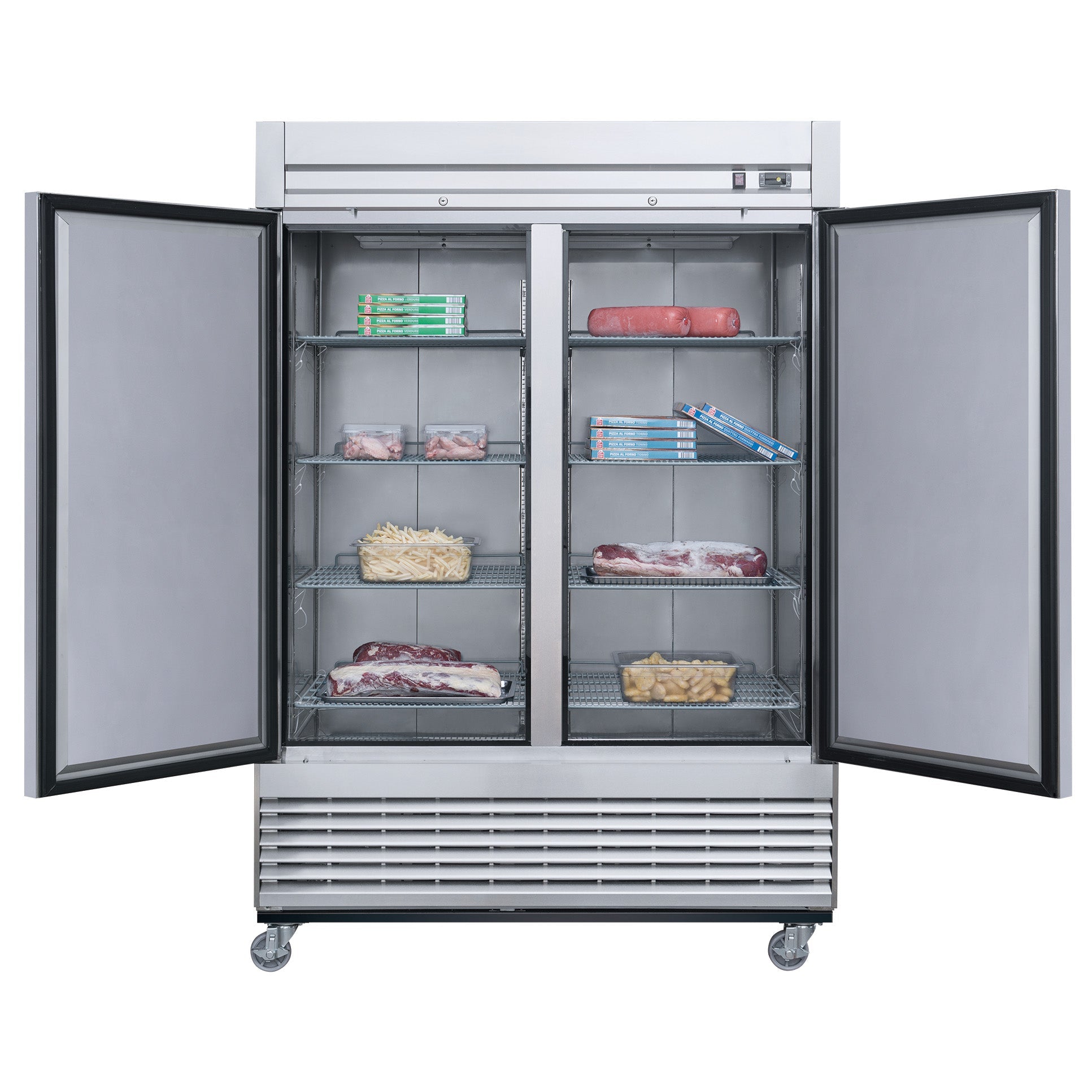 E60F 2-Door Reach-in Commercial Freezer