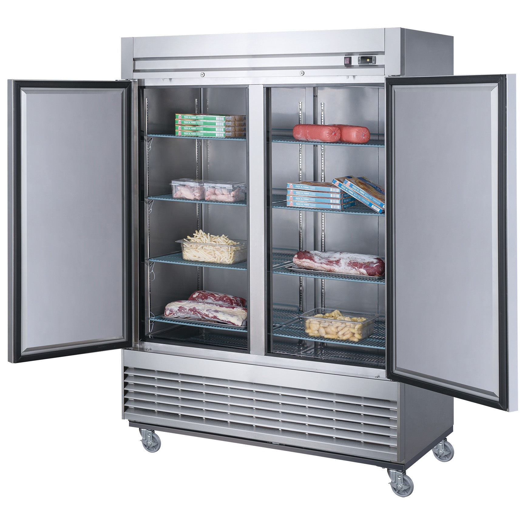 E60F 2-Door Reach-in Commercial Freezer