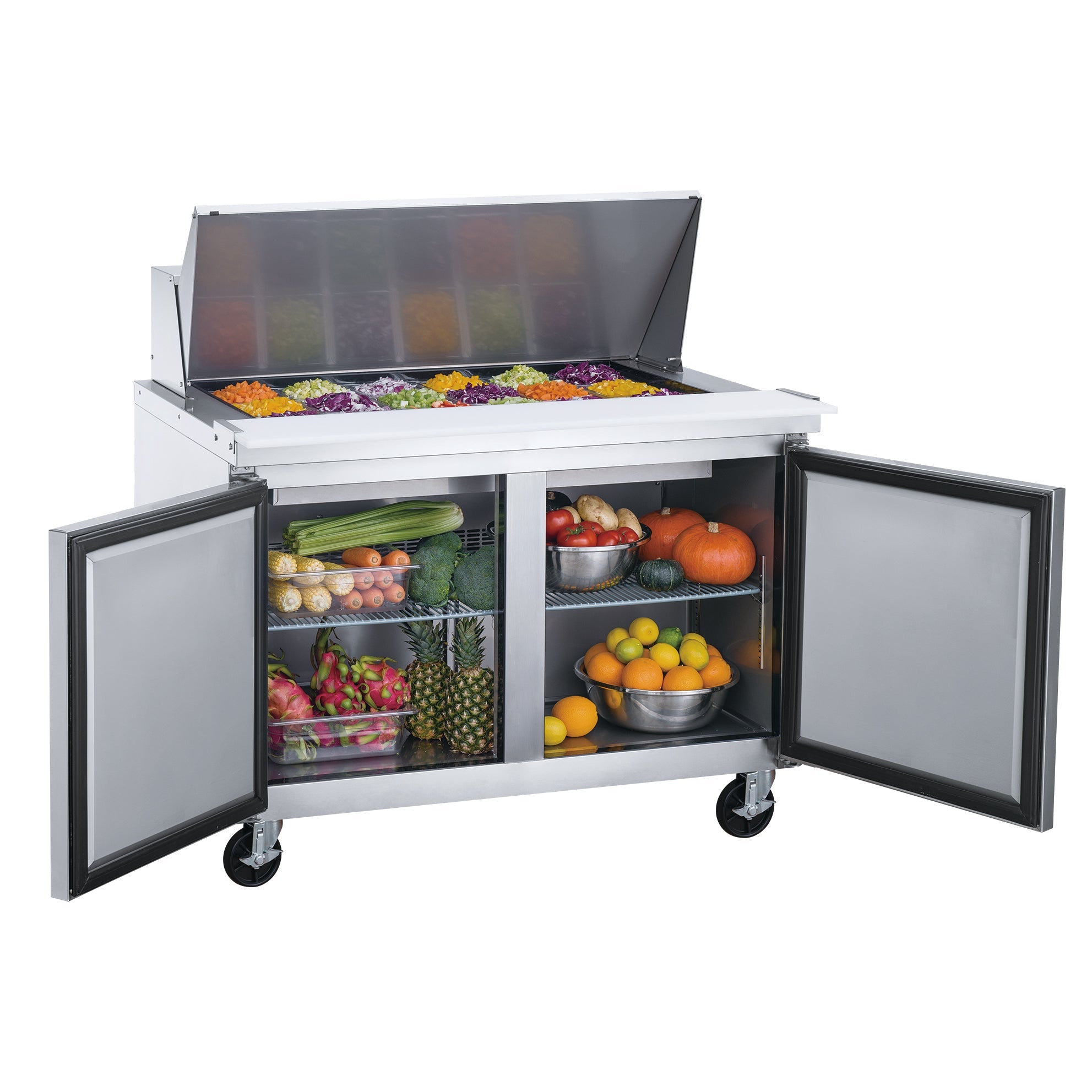 ESP51M Mega Top Food Prep Table Commercial Refrigerator