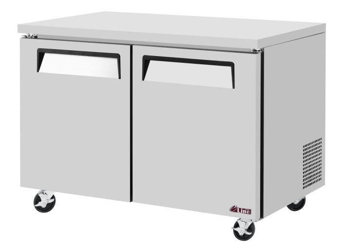 Turbo Air - EUF-48-N-V, 2 Solid Doors Undercounter Freezer