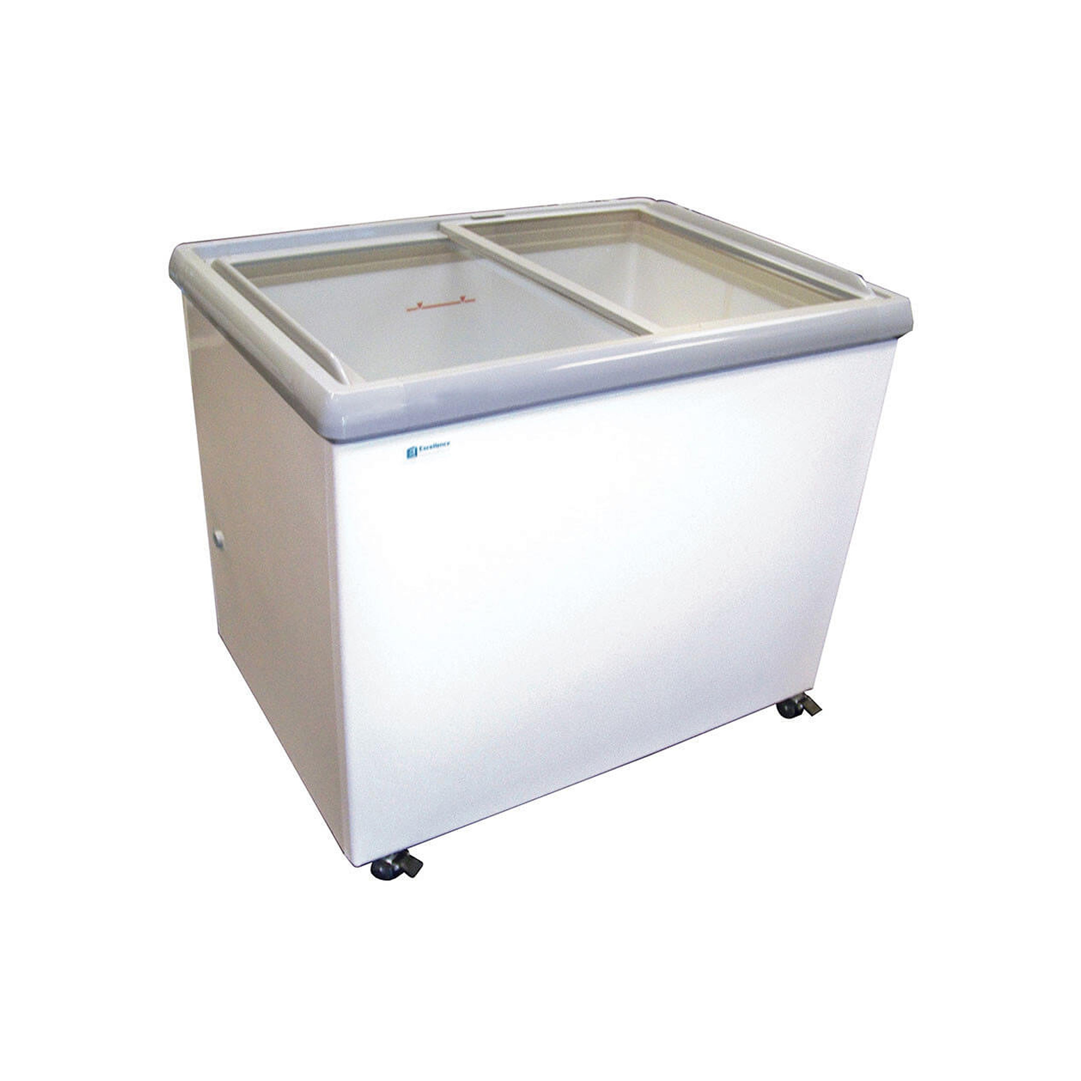 Excellence Industries - SPOT-6HCD, 47" Commercial Flat Top Dual Temp Glass Door Display Freezer 11.5 cu. ft.