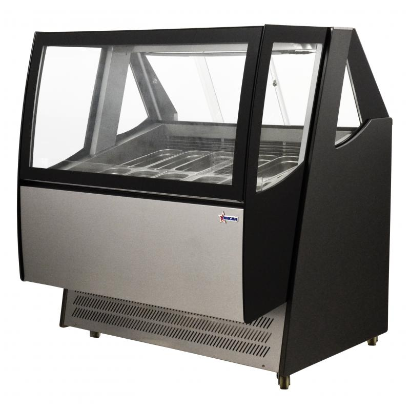 Gelato Display Case with 600 L capacity