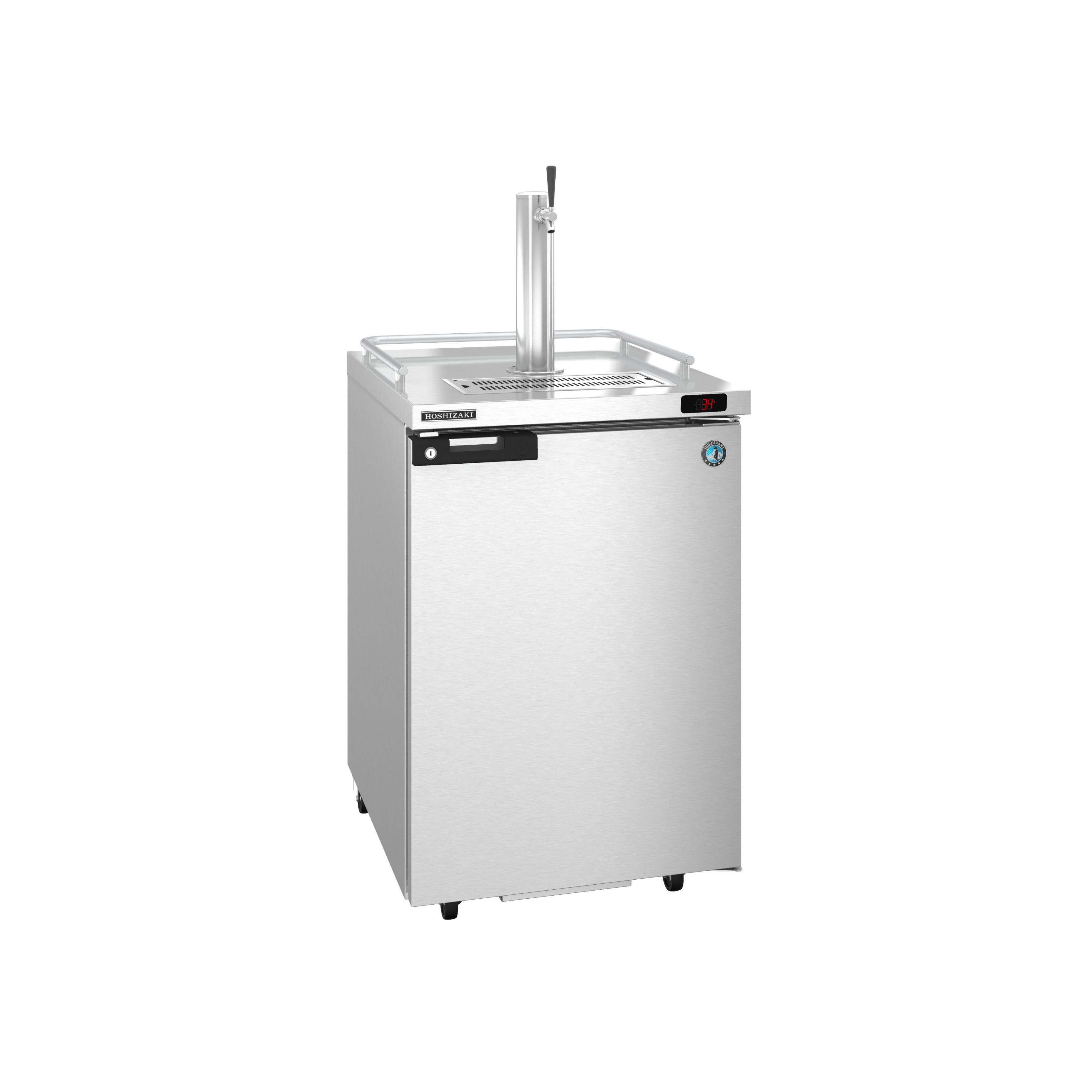 Hoshizaki - DD24-S, Commercial  Stainless Steel Single Tap Kegerator Beer Dispenser - (1) 1/2 Keg Capacity 7.46cu.ft.