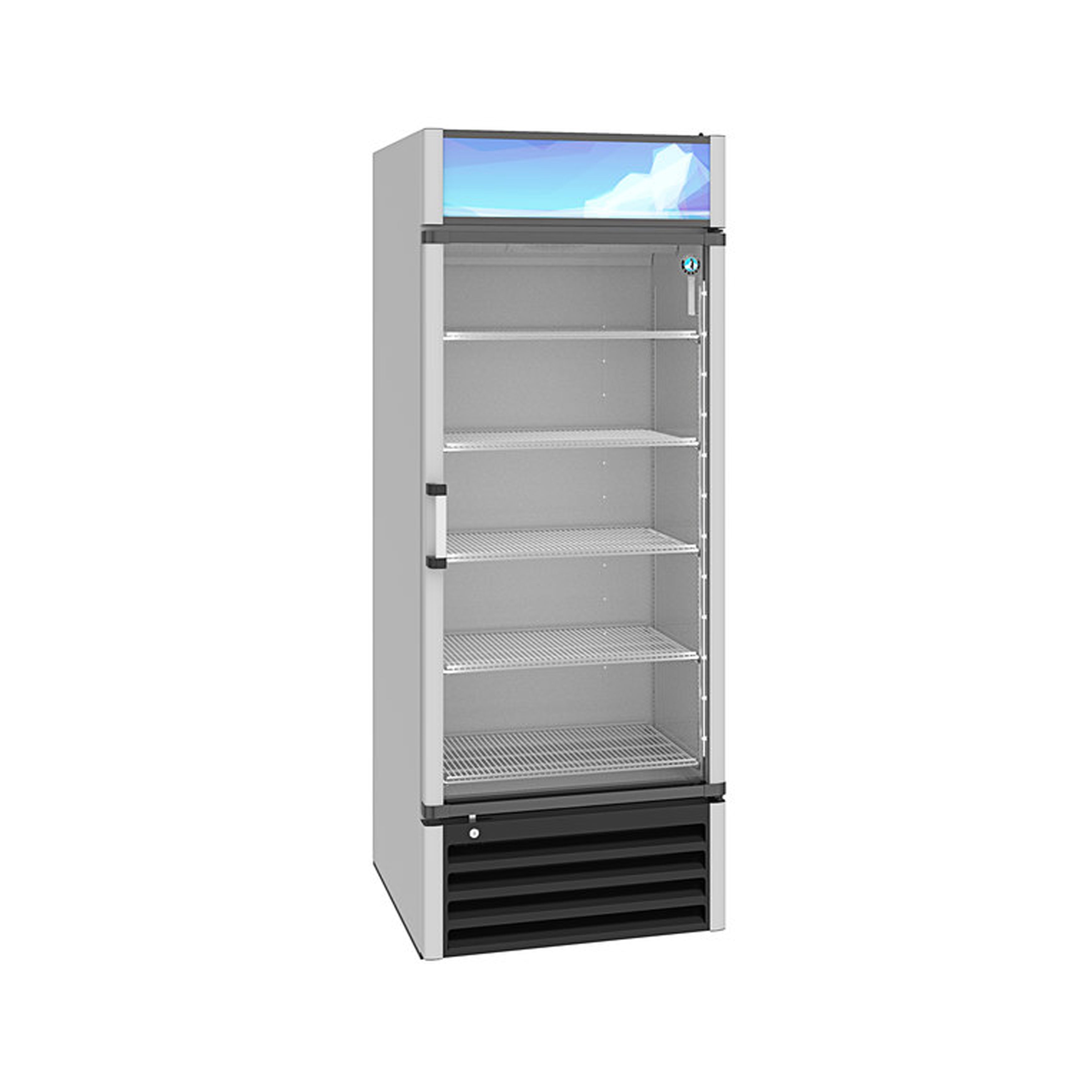 Hoshizaki - RM-26-HC, Commercial 30" Hinged Glass Door Refrigerated Merchandiser 26cu.ft.