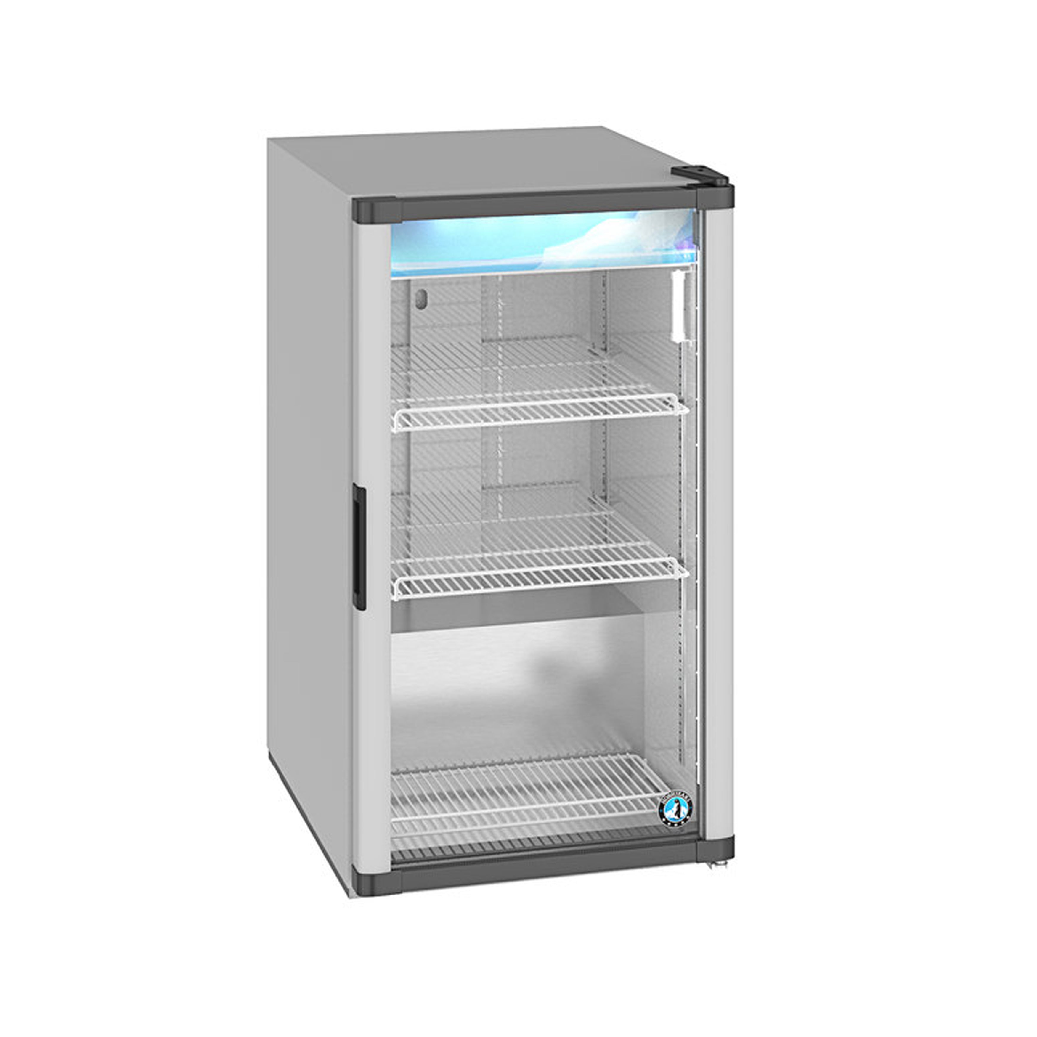 Hoshizaki - RM-7-HC, Commercial 21" Countertop Hinged Glass Door Refrigerated Merchandiser 5.97 cu.ft.