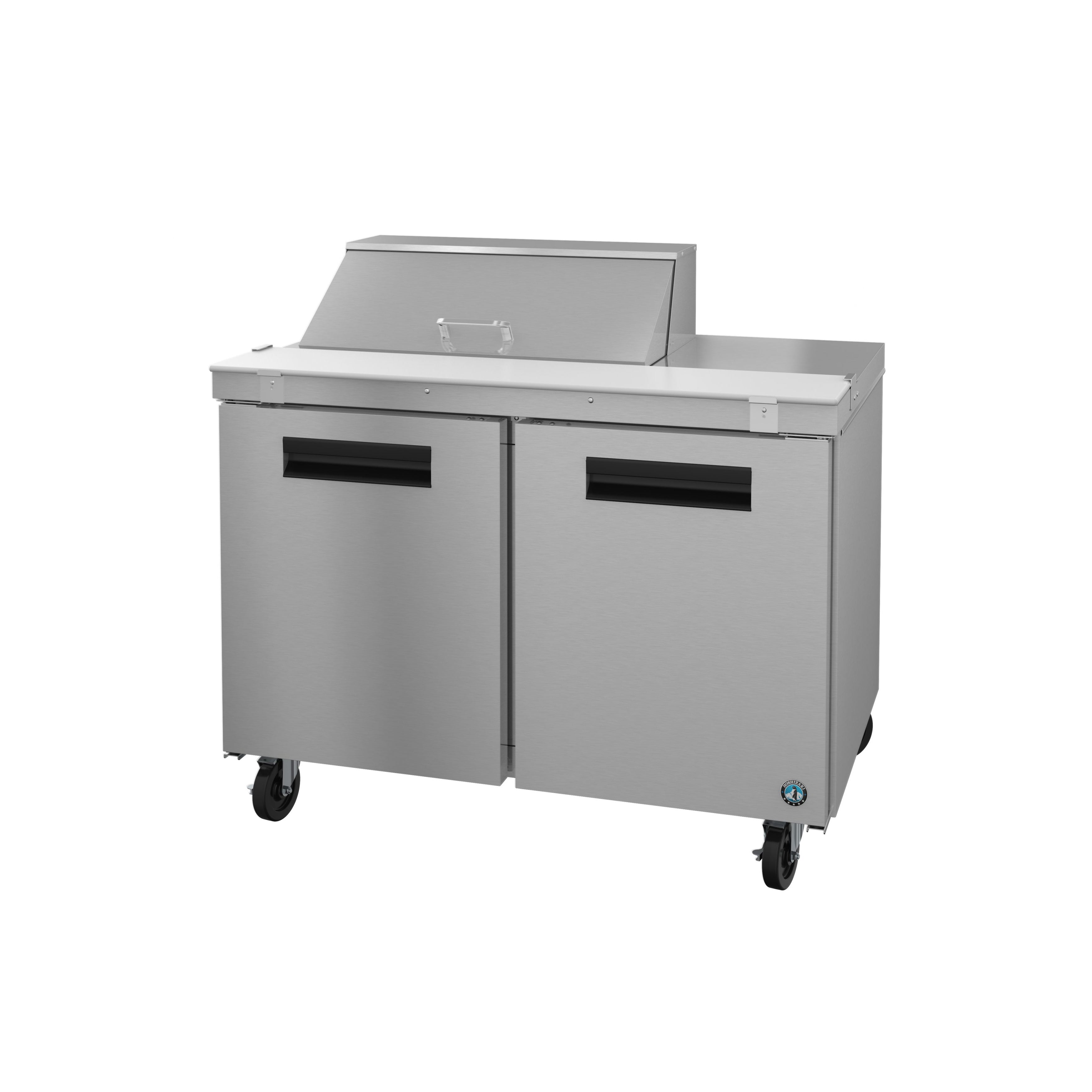 Hoshizaki - SR48B-8, Commercial 48" Steelheart B Series Sandwich Prep Table Refrigerated 2 Door