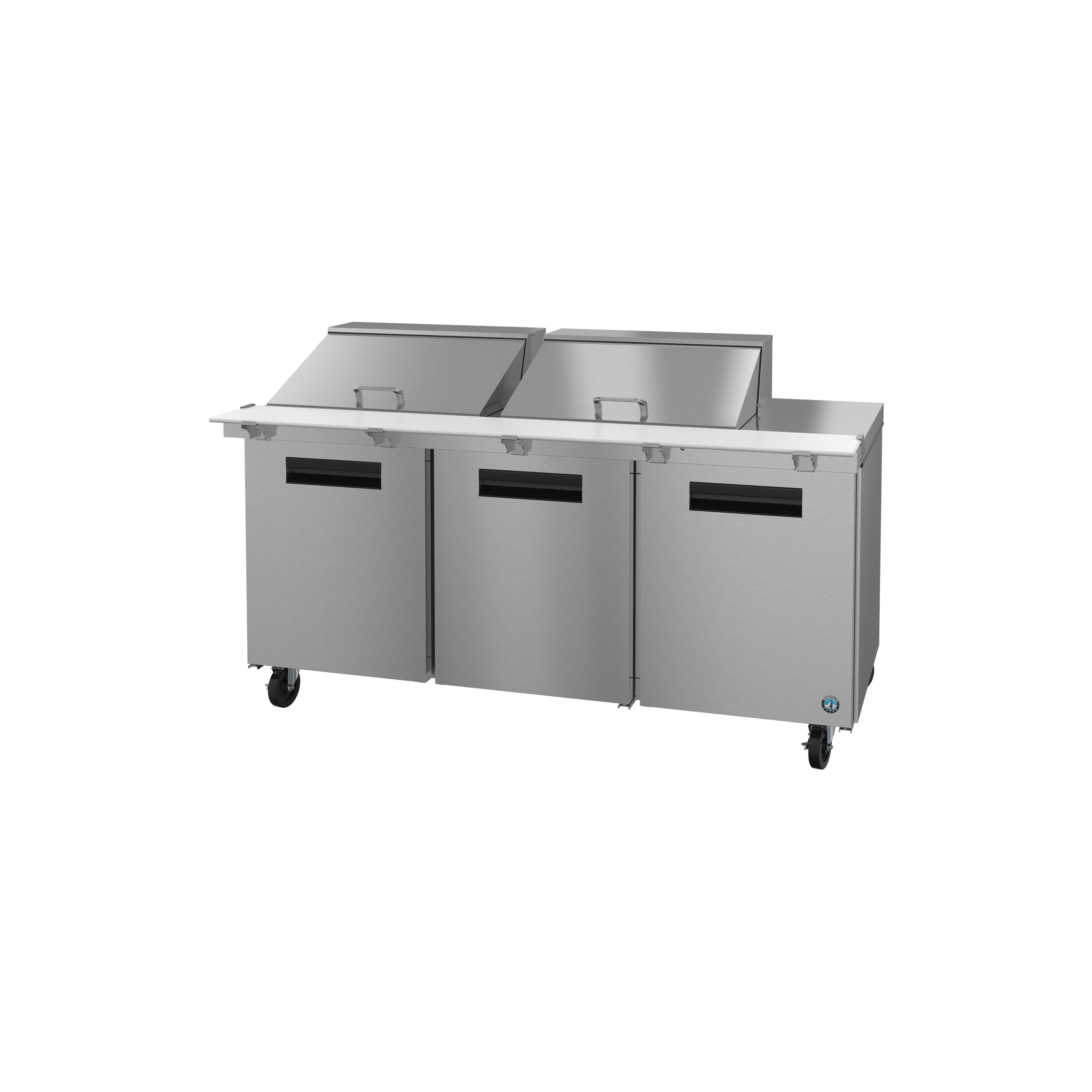 Hoshizaki - SR72B-24M, Commercial 72" Three Section Mega Top Prep Table, Stainless Doors 18cu.ft.