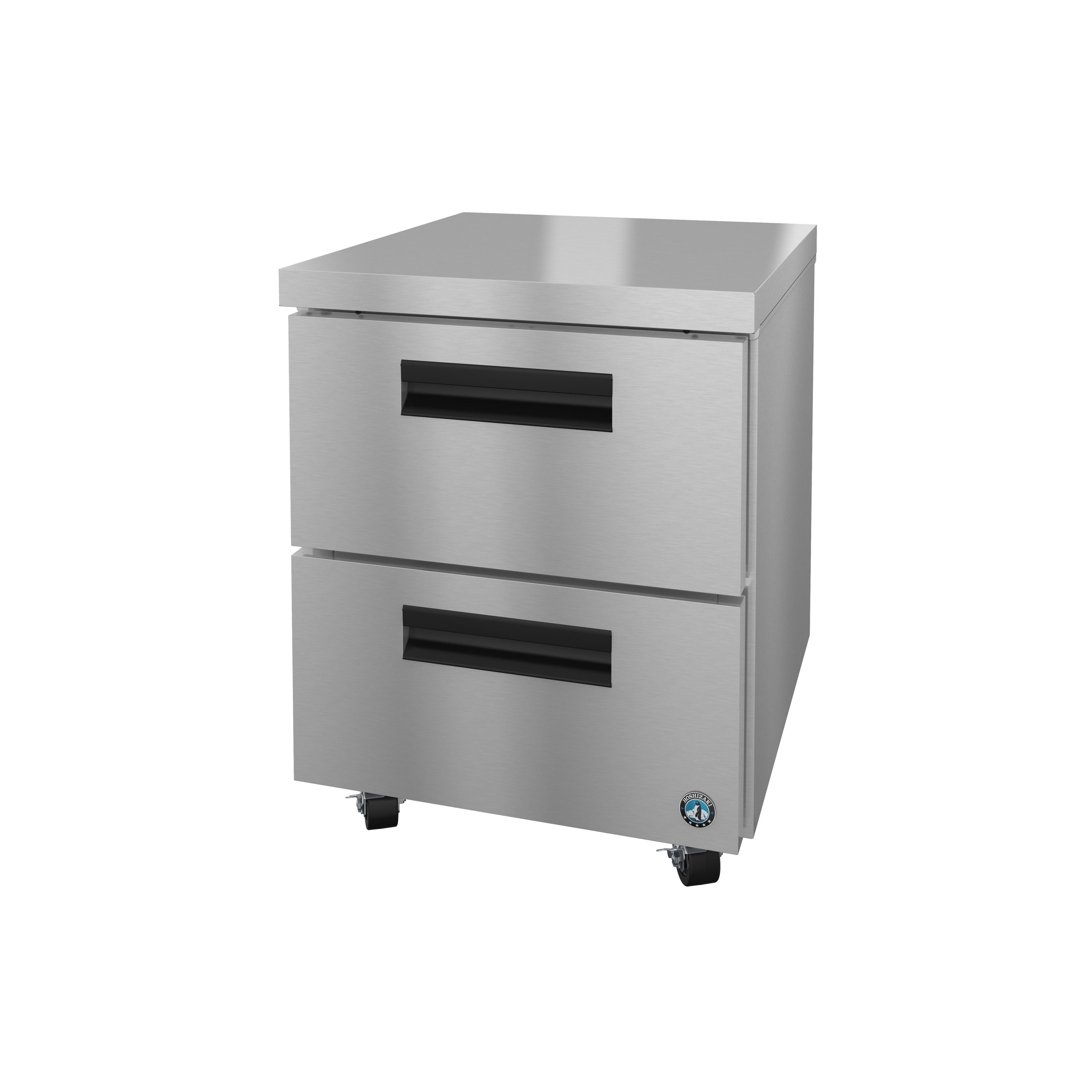 Hoshizaki - UF27B-D2, Commercial 27" Steelheart B Series Two Drawer Undercounter Freezer 6.21 cu. ft.