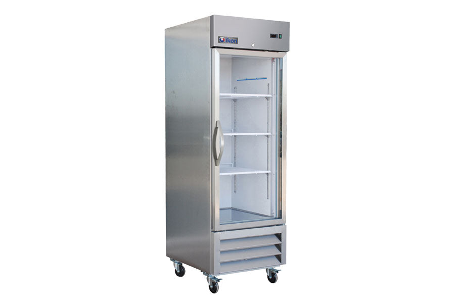 IKON - IB27FG, 27" Single Glass Door Bottom Mount Freezer